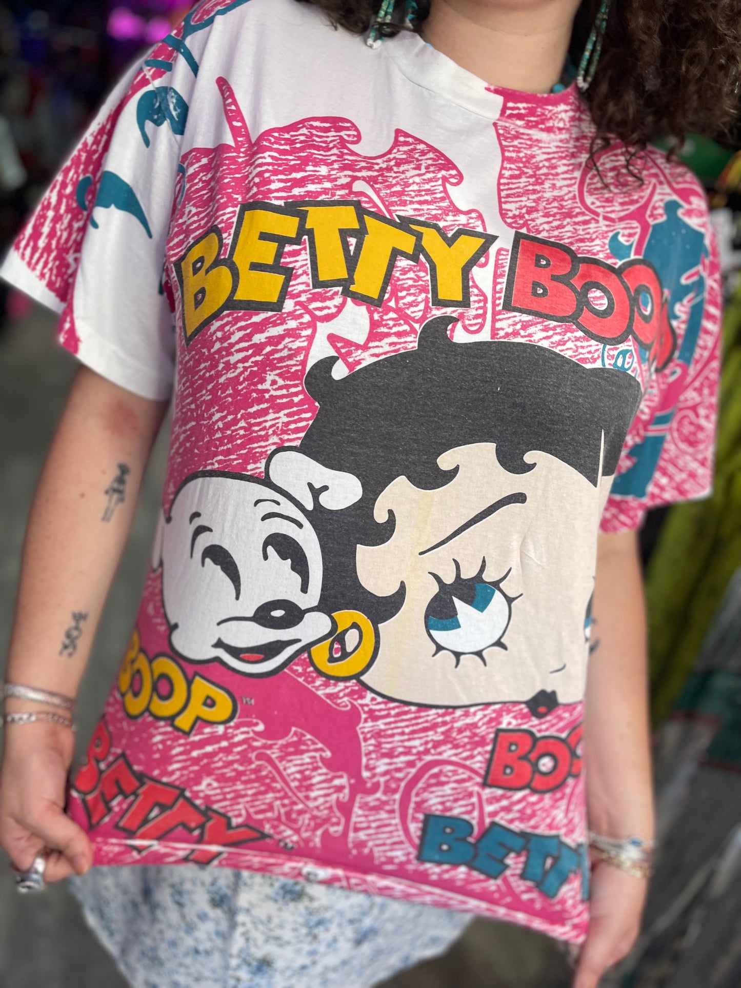 Vintage 1994 Betty Boop Double sided T-shirt