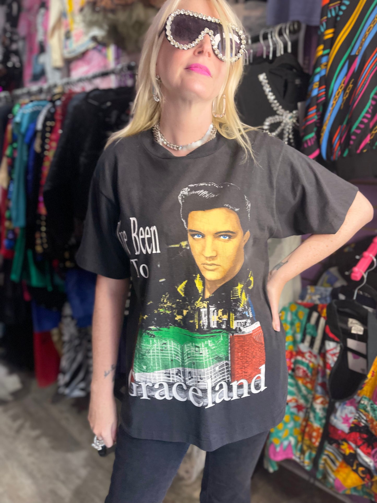 Vintage 90s Elvis Graceland T-shirt
