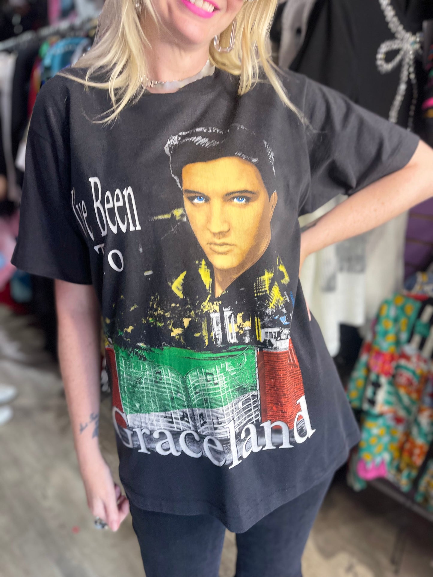 Vintage 90s Elvis Graceland T-shirt