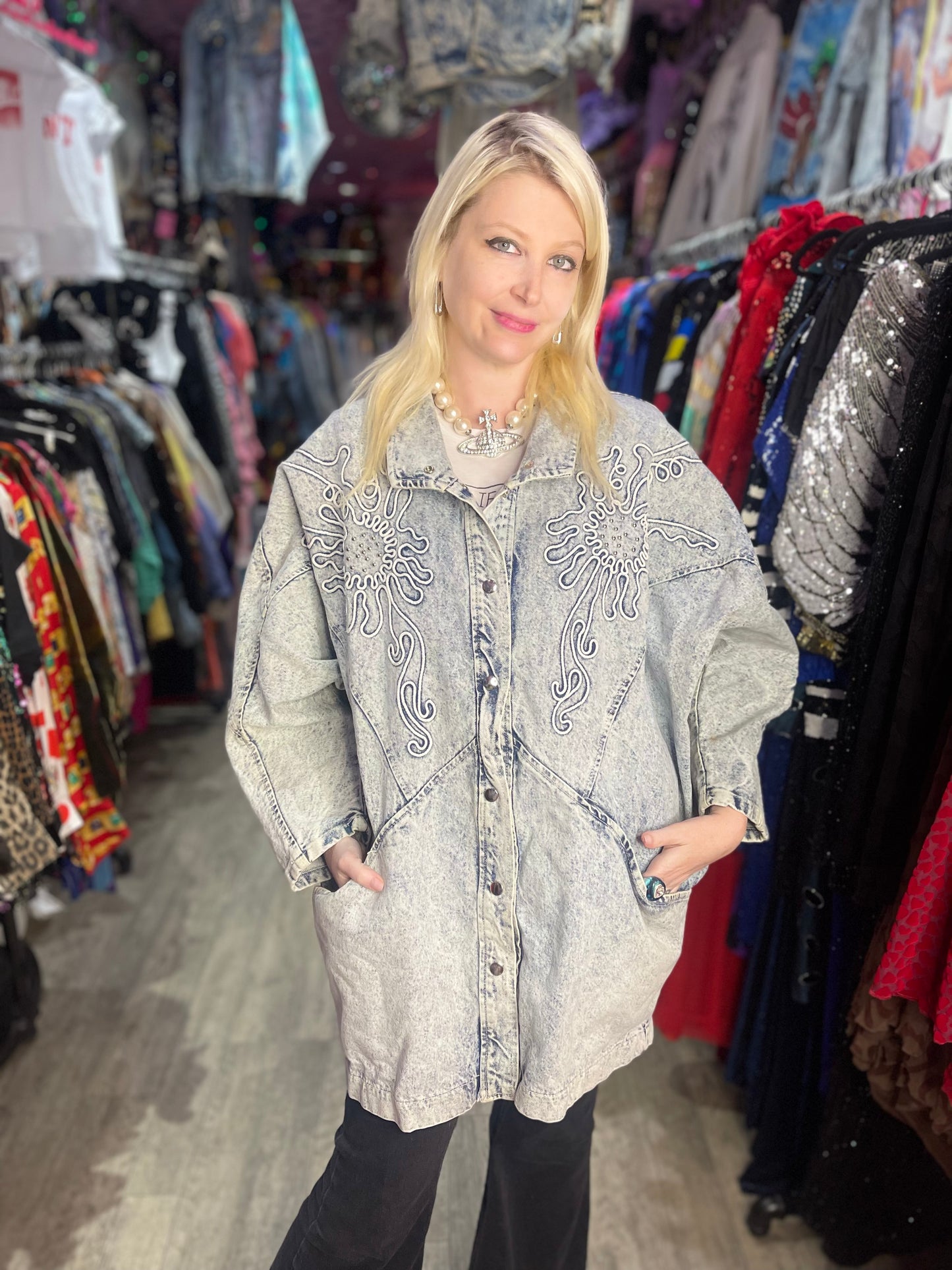 Vintage 90s Betty Boop Jean Jacket