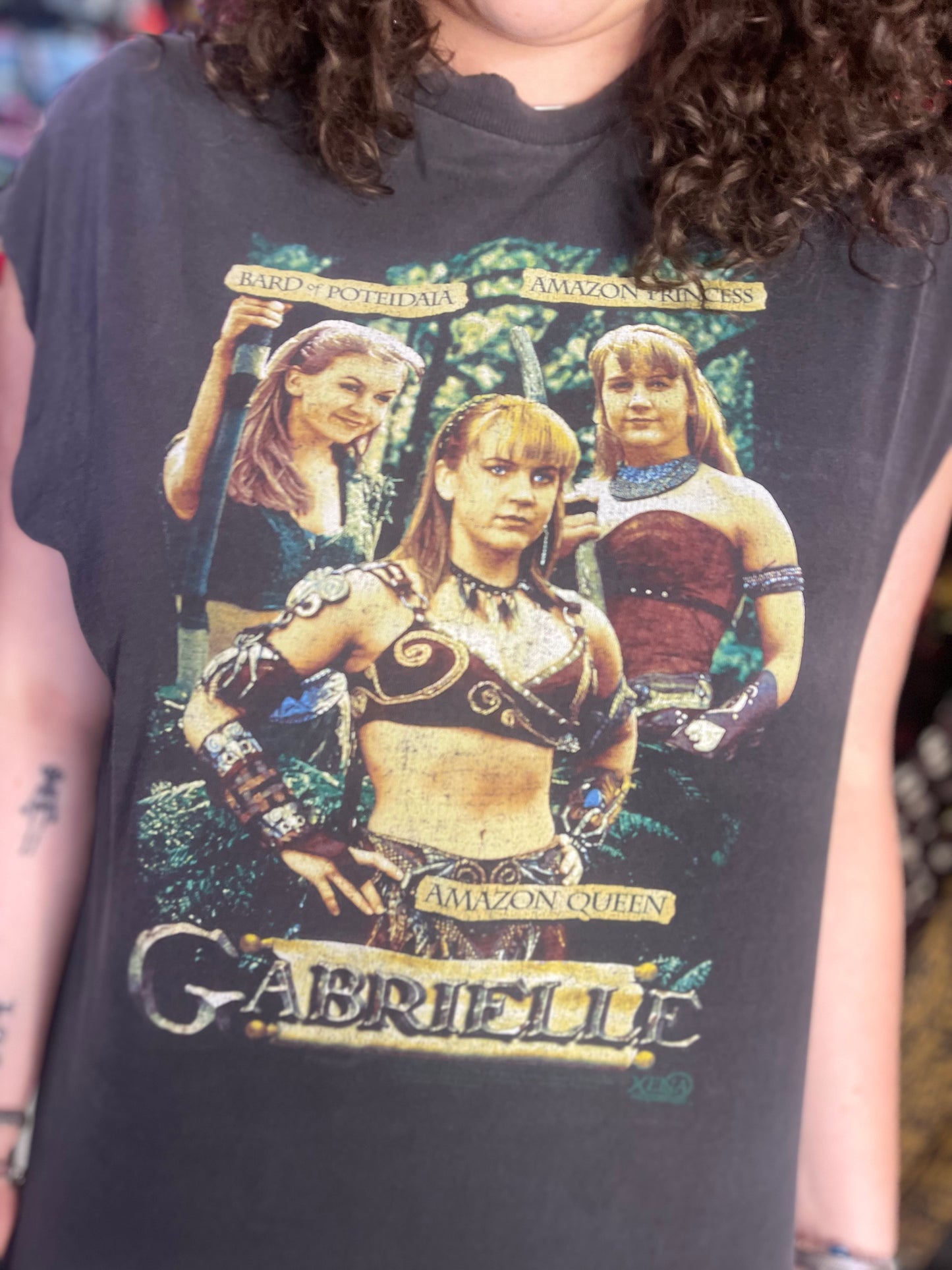 Vintage 1997 Gabrielle Xena T-shirt