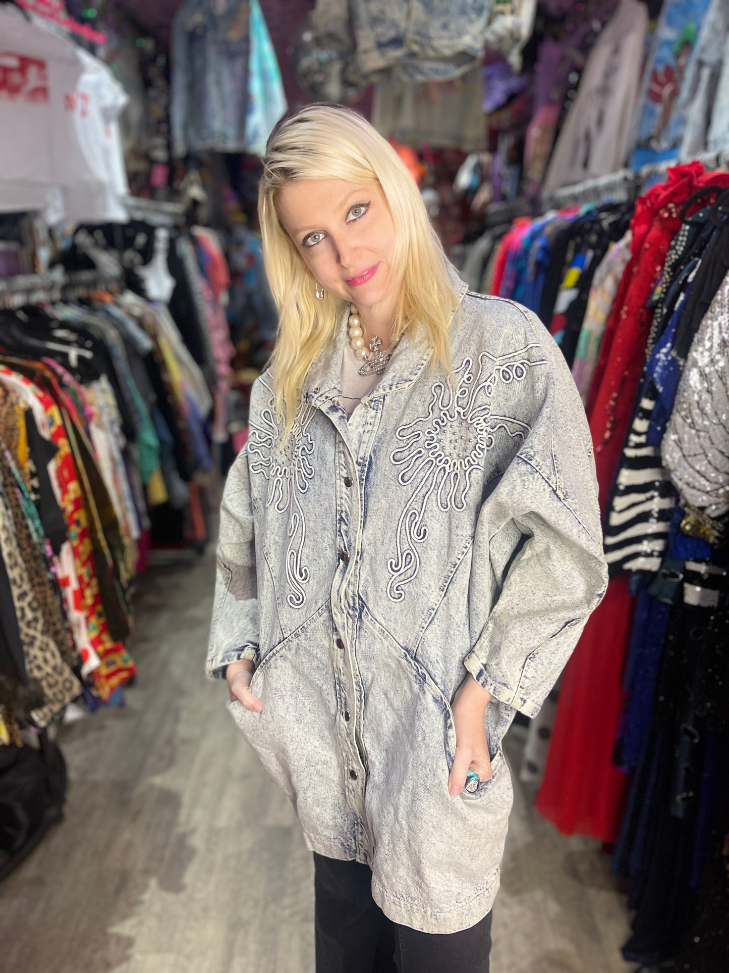 Vintage 90s Betty Boop Jean Jacket