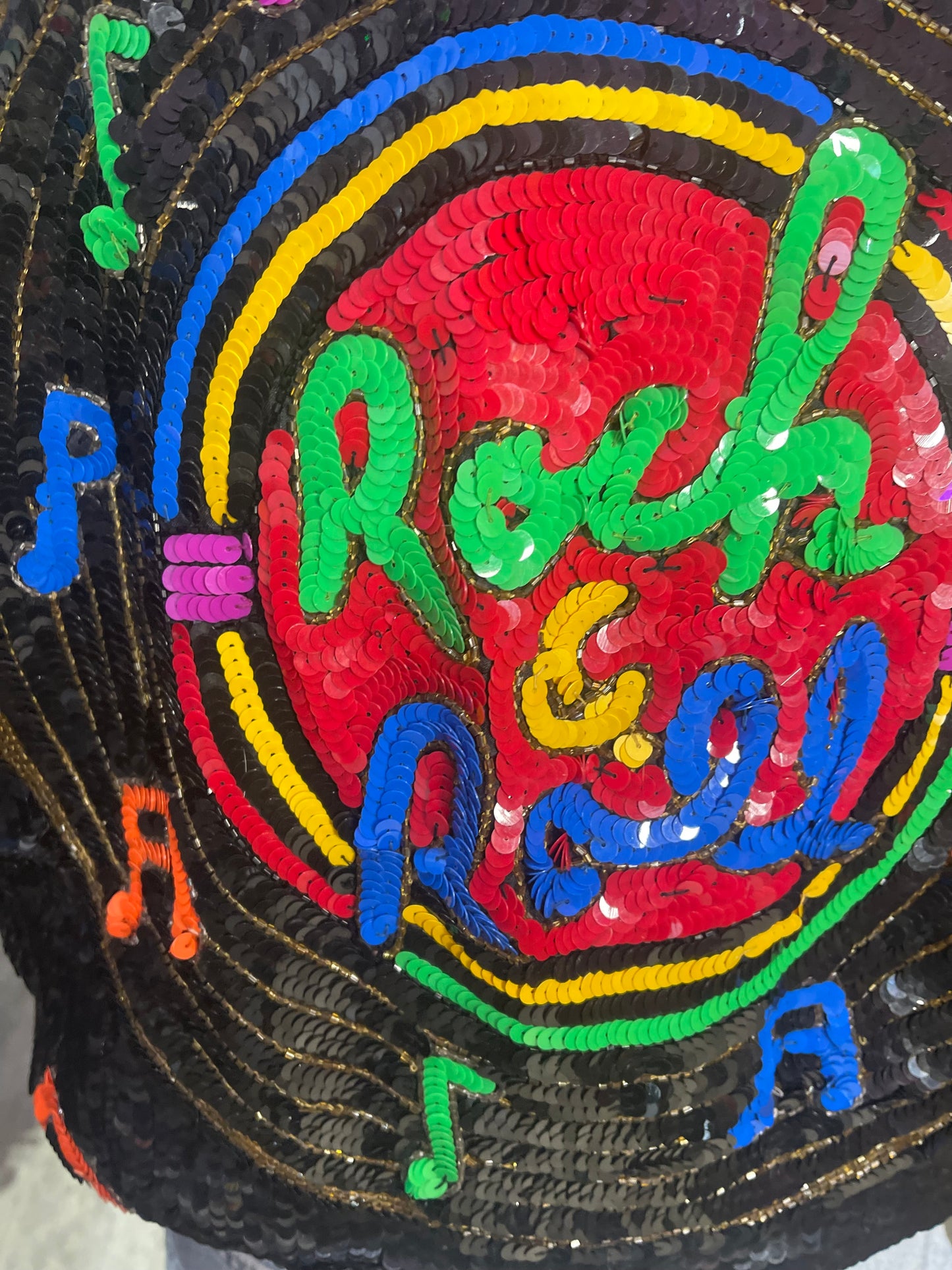 Vintage 90s Sequin Rock N Roll Jacket
