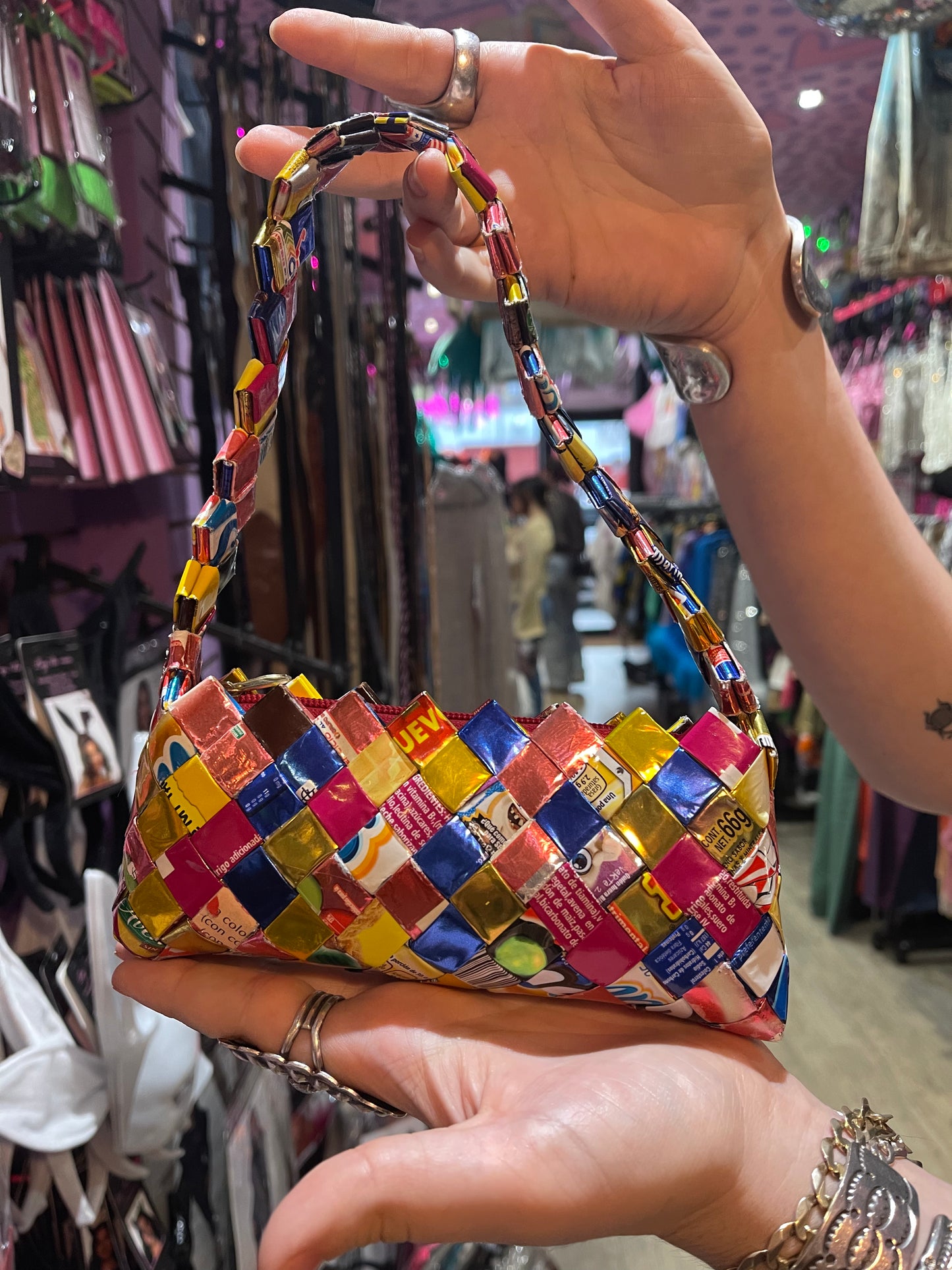 Vintage Y2K Candy Wrapper MINI Purse