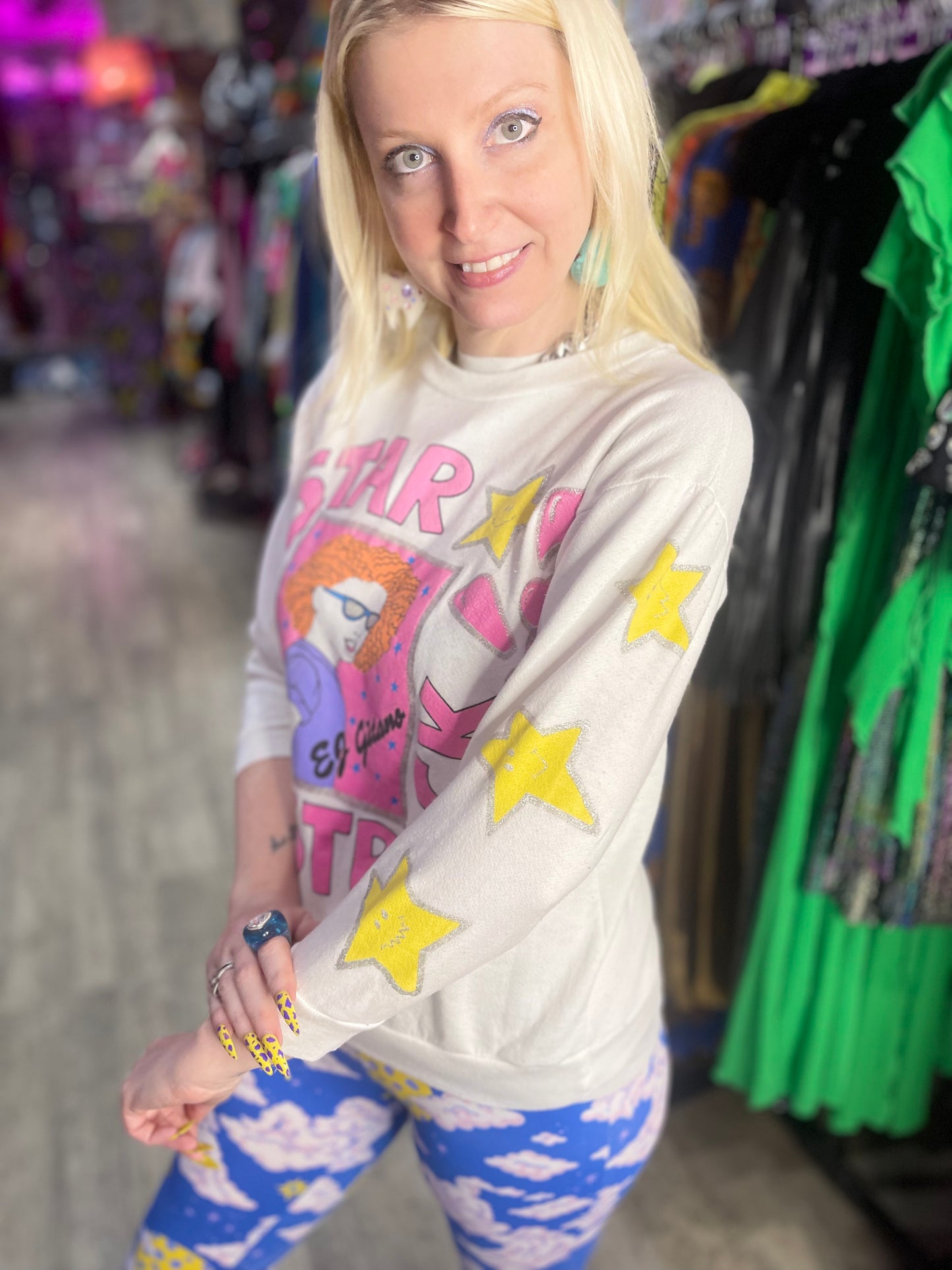 Vintage 90s Star Struck Sweatshirt