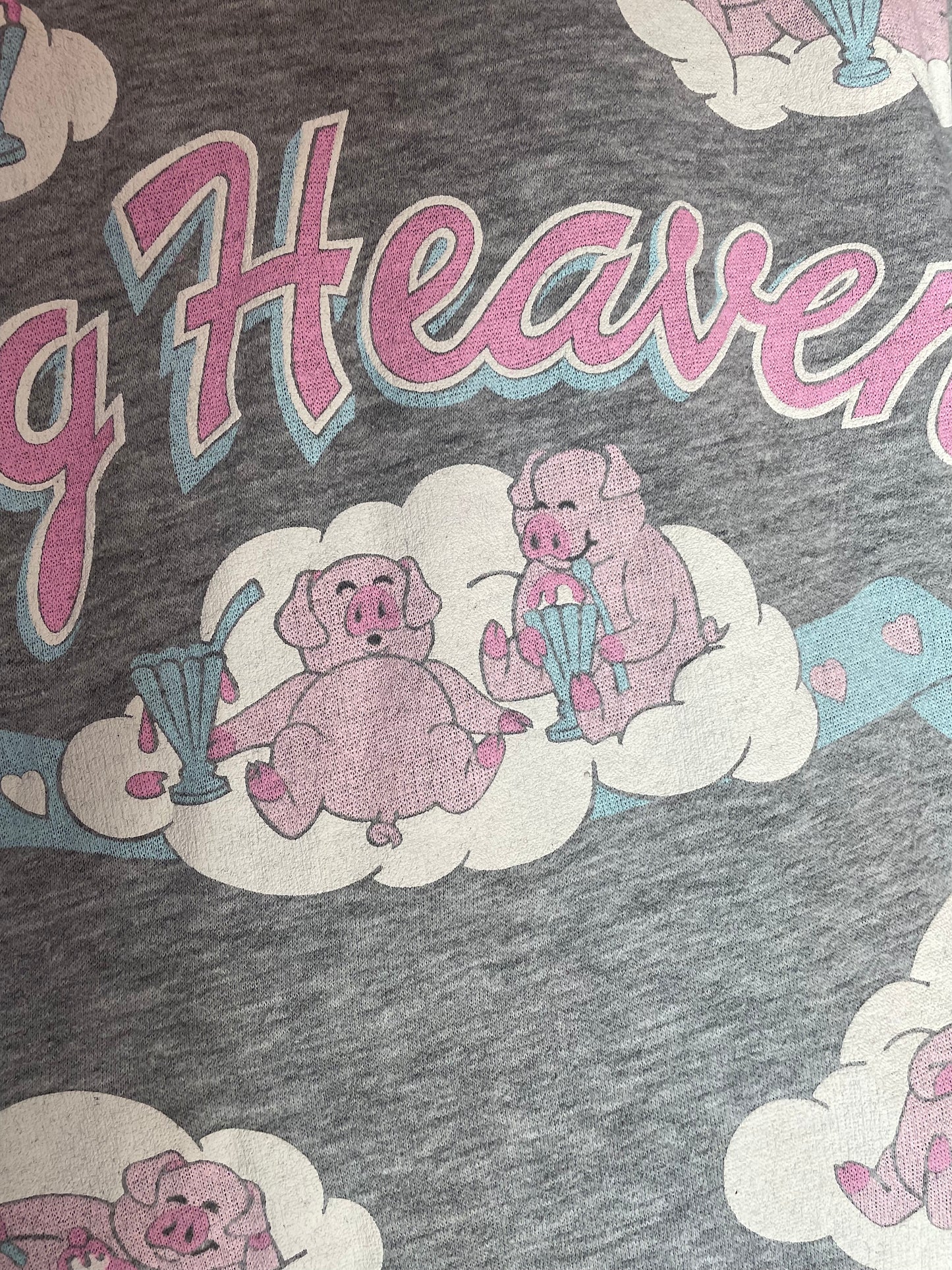 Vintage 80s Hog Heaven  Sweatshirt
