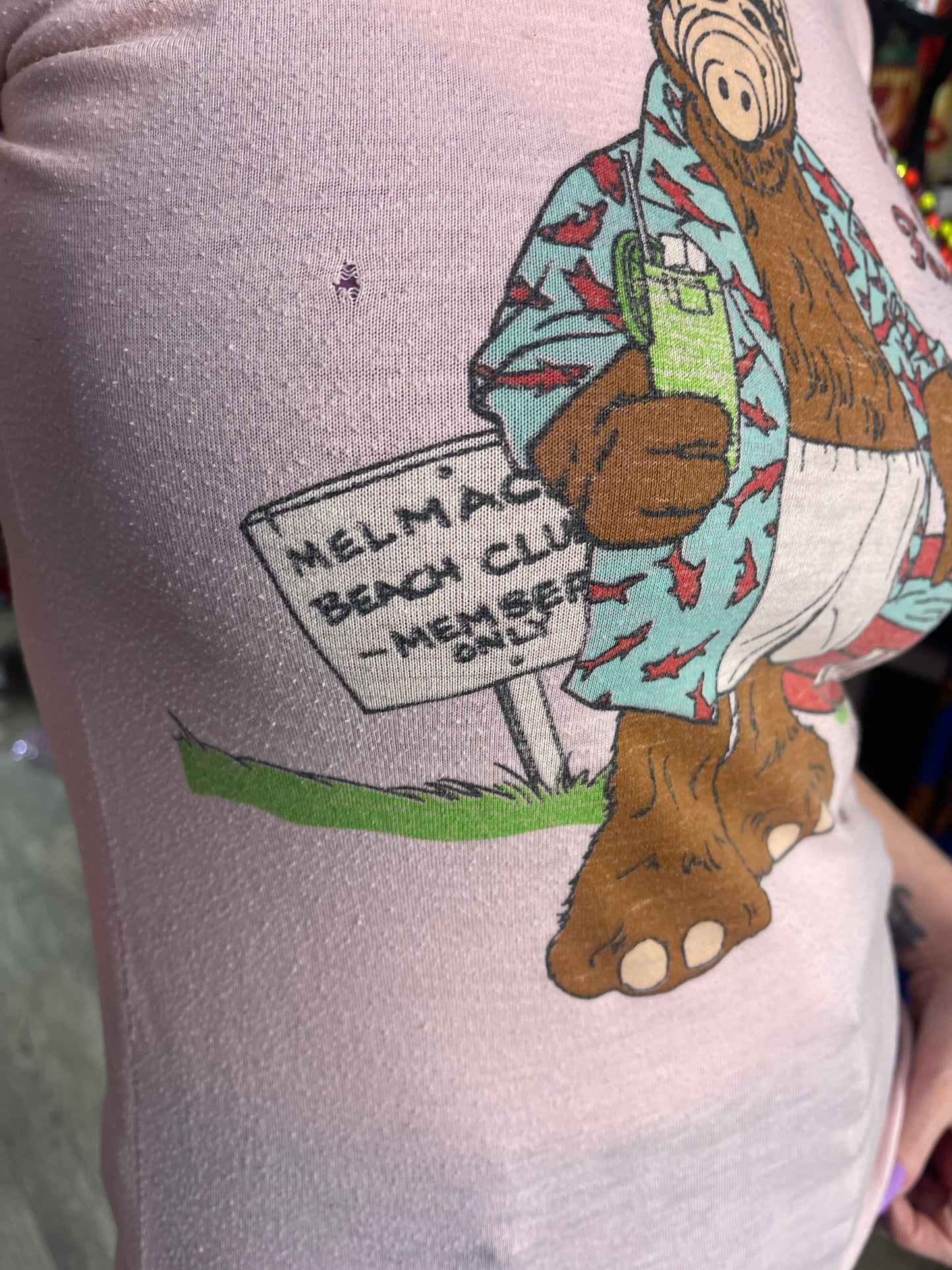 Vintage 1987 Pink Alf T-shirt