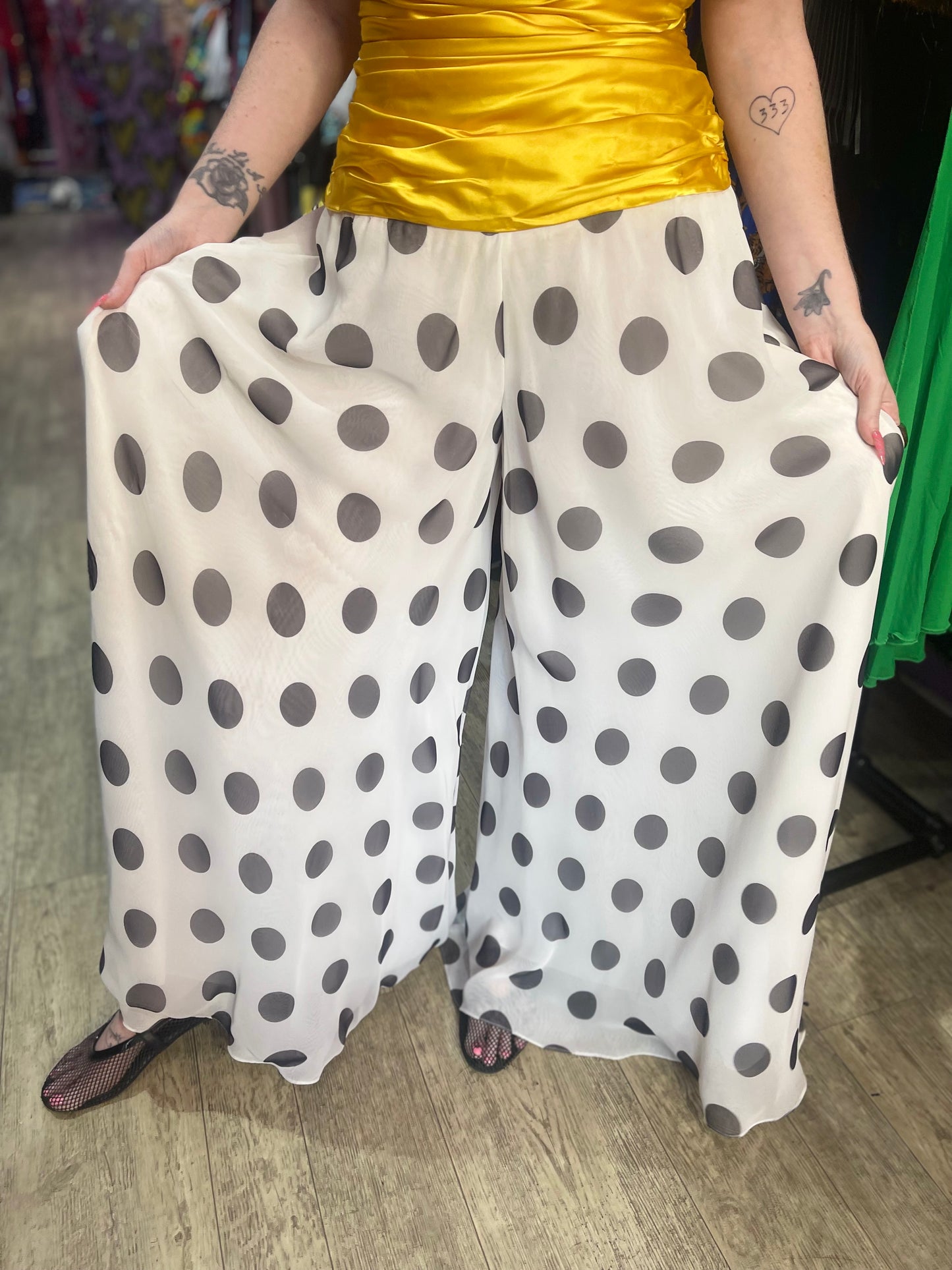 Vintage 90s Sequin and Polka Dot Jumpsuit