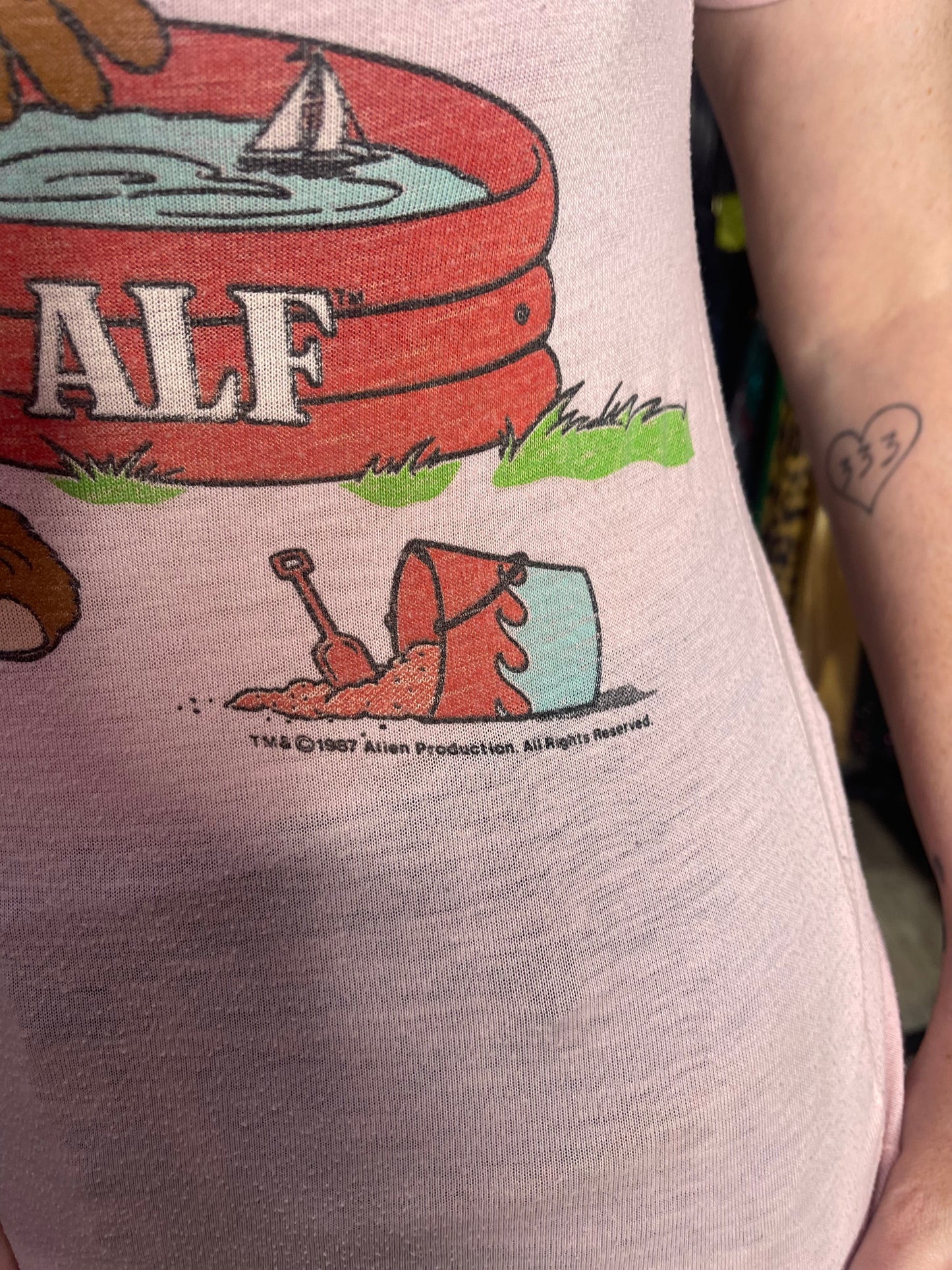 Vintage 1987 Pink Alf T-shirt