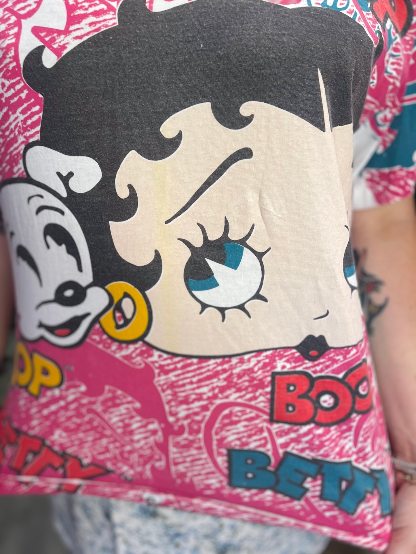 Vintage 1994 Betty Boop Double sided T-shirt