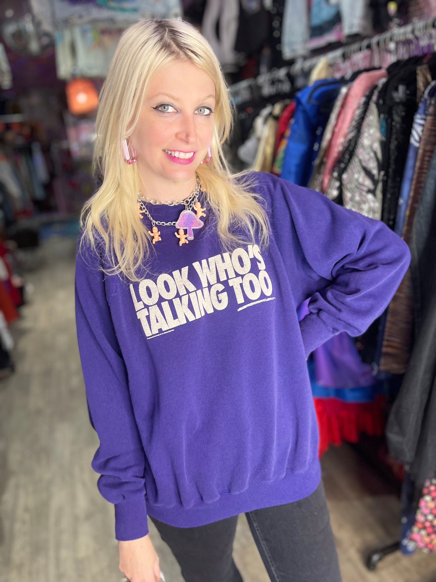Vintage 1990 Look Who’s Talking Too Sweatshirt