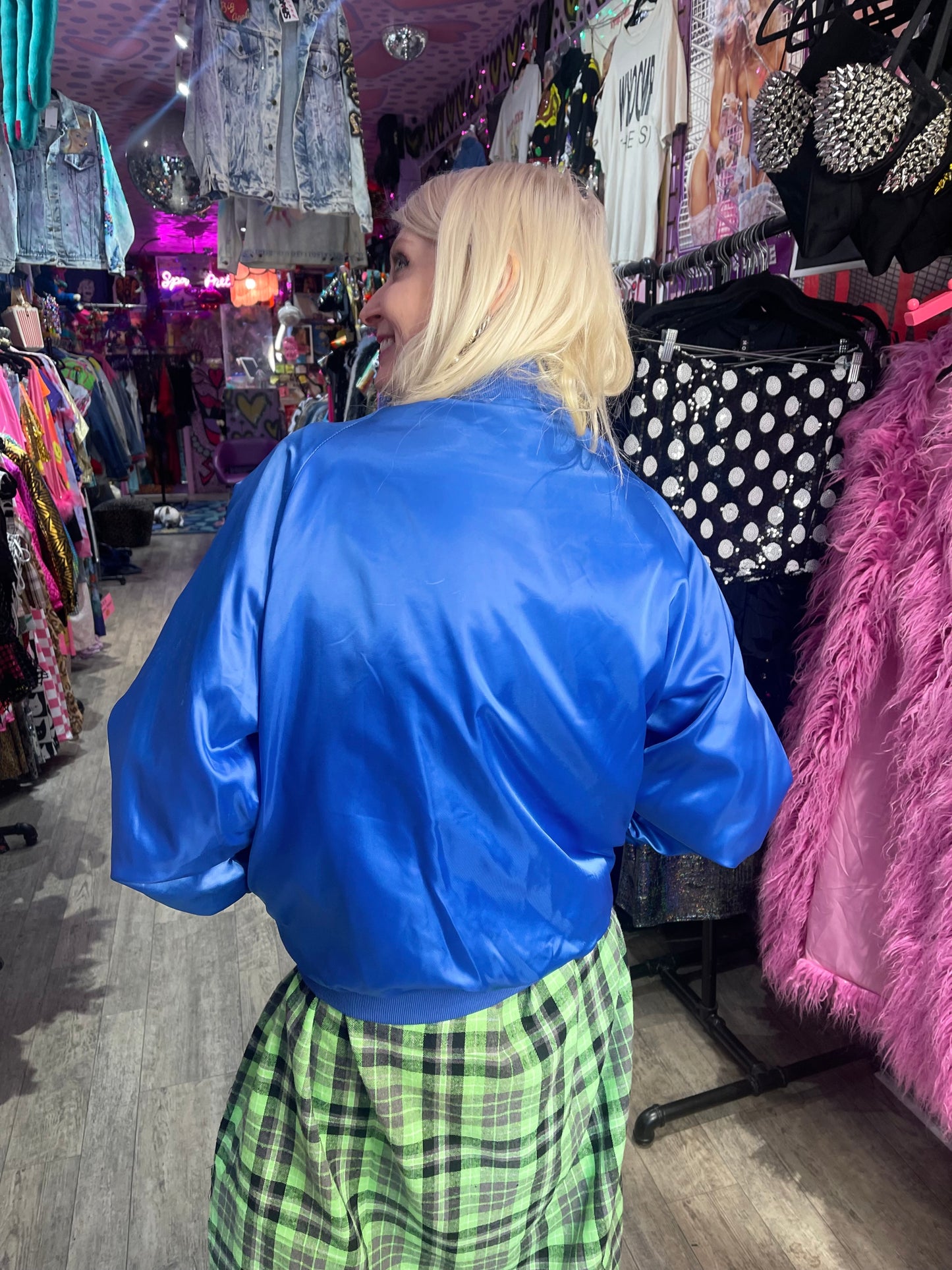 Vintage 90s Designing Women Bomber Jacket