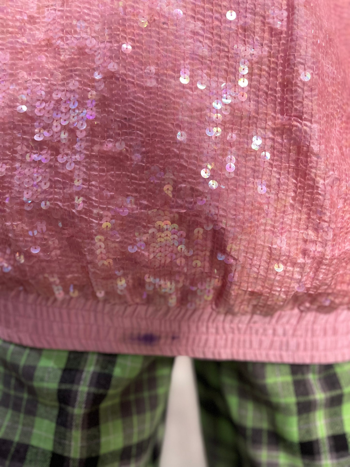 Vintage 80s 90s Sequin Bellisima Bomber Jacket - Spark Pretty