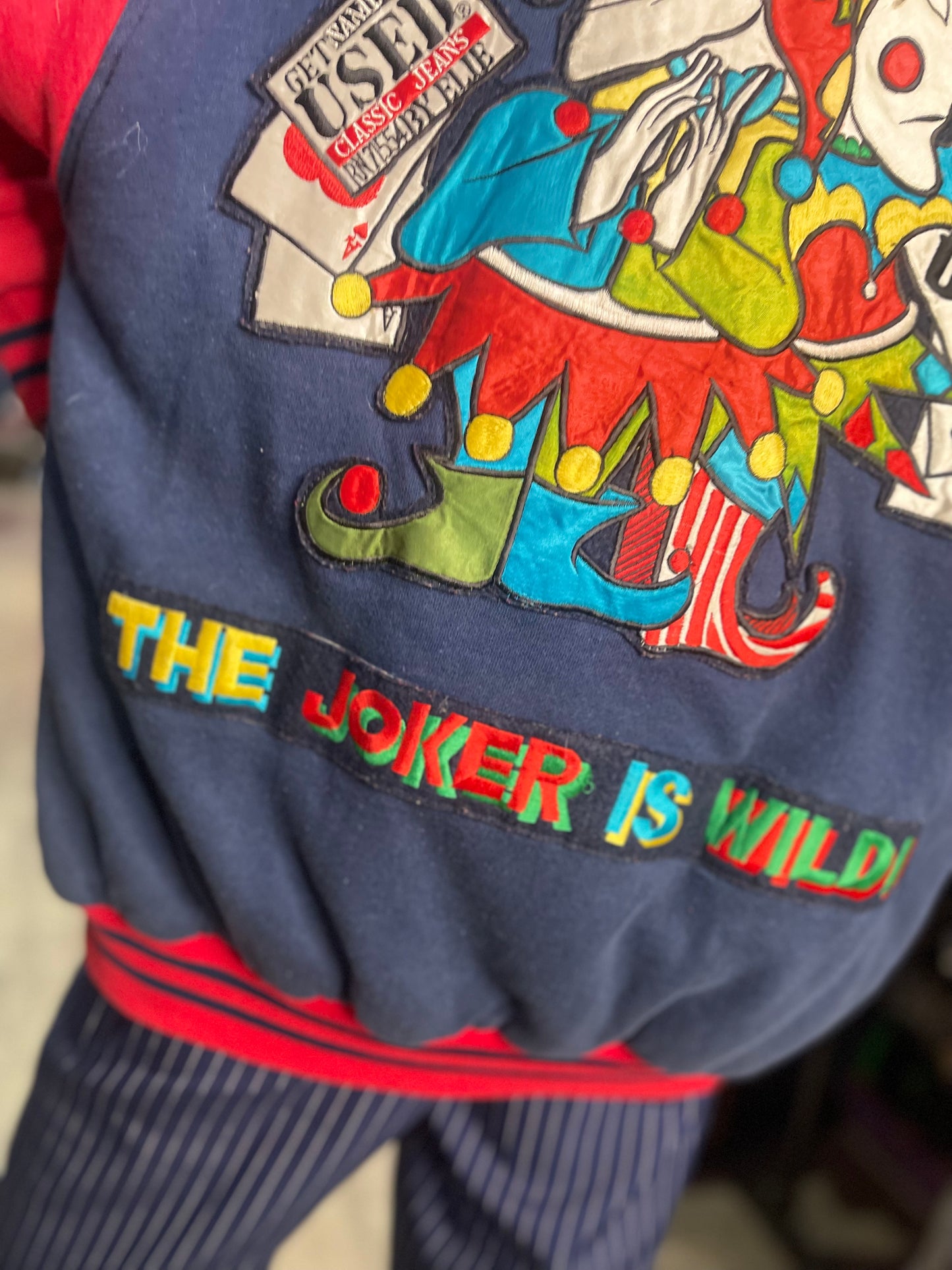 Vintage 90s Joker Varsity Jacket - Spark Pretty