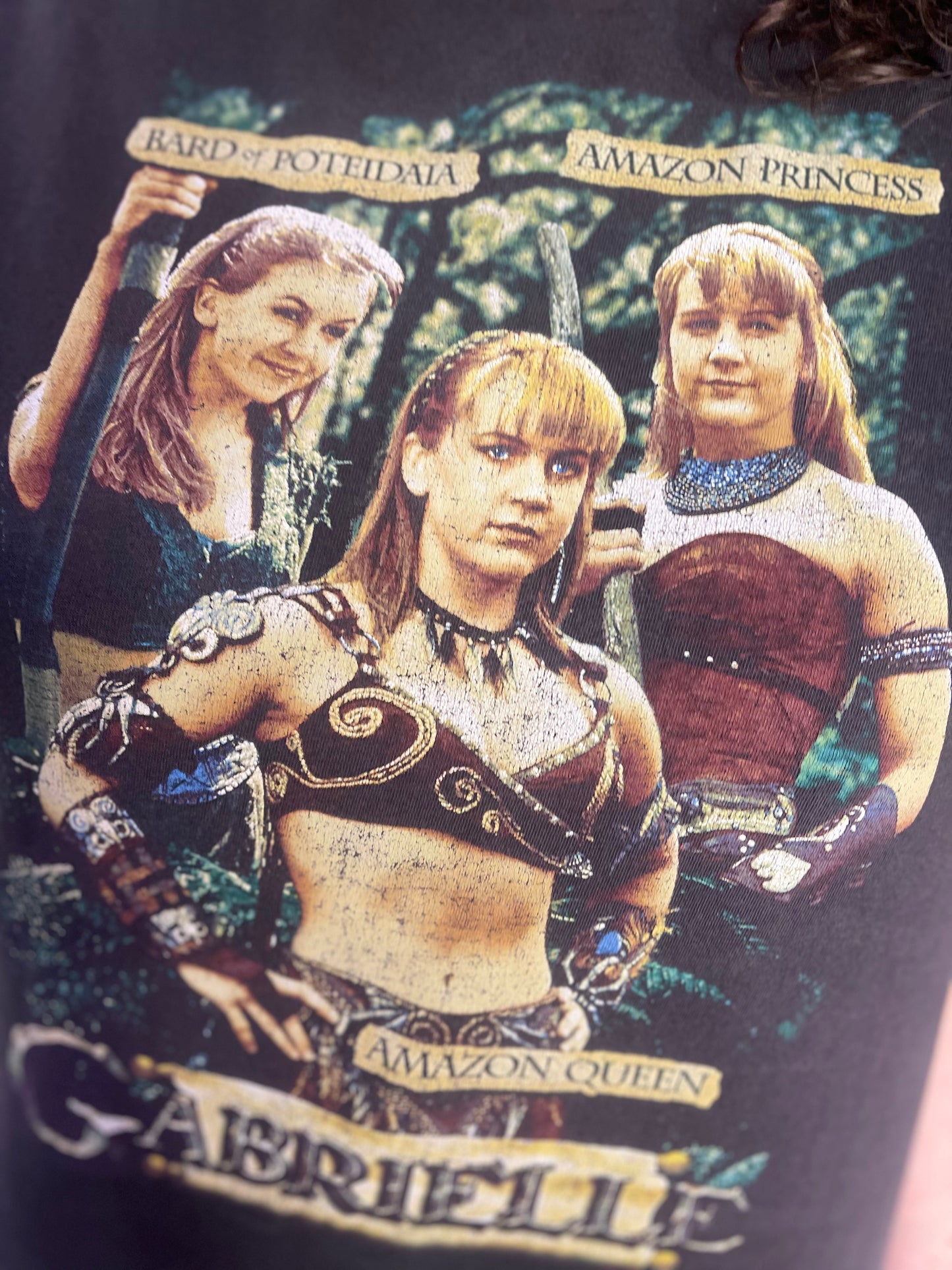 Vintage 1997 Gabrielle Xena T-shirt