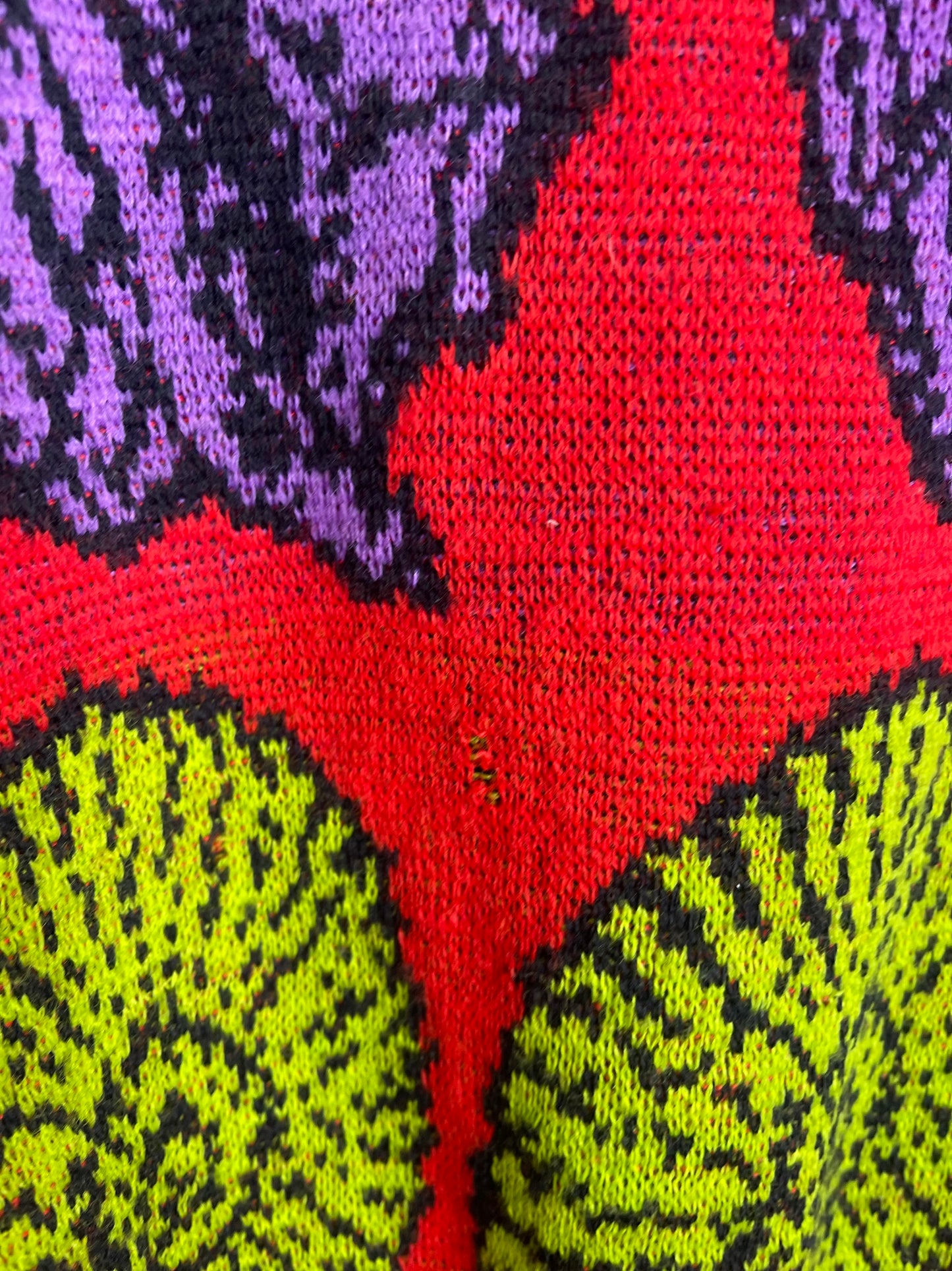 Vintage 80s Betsey Johnson Punk Label Seashell Sweater