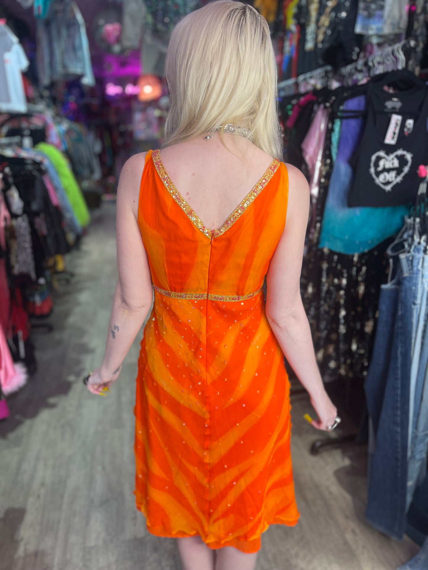 Vintage Y2K Midi Dress - Spark Pretty