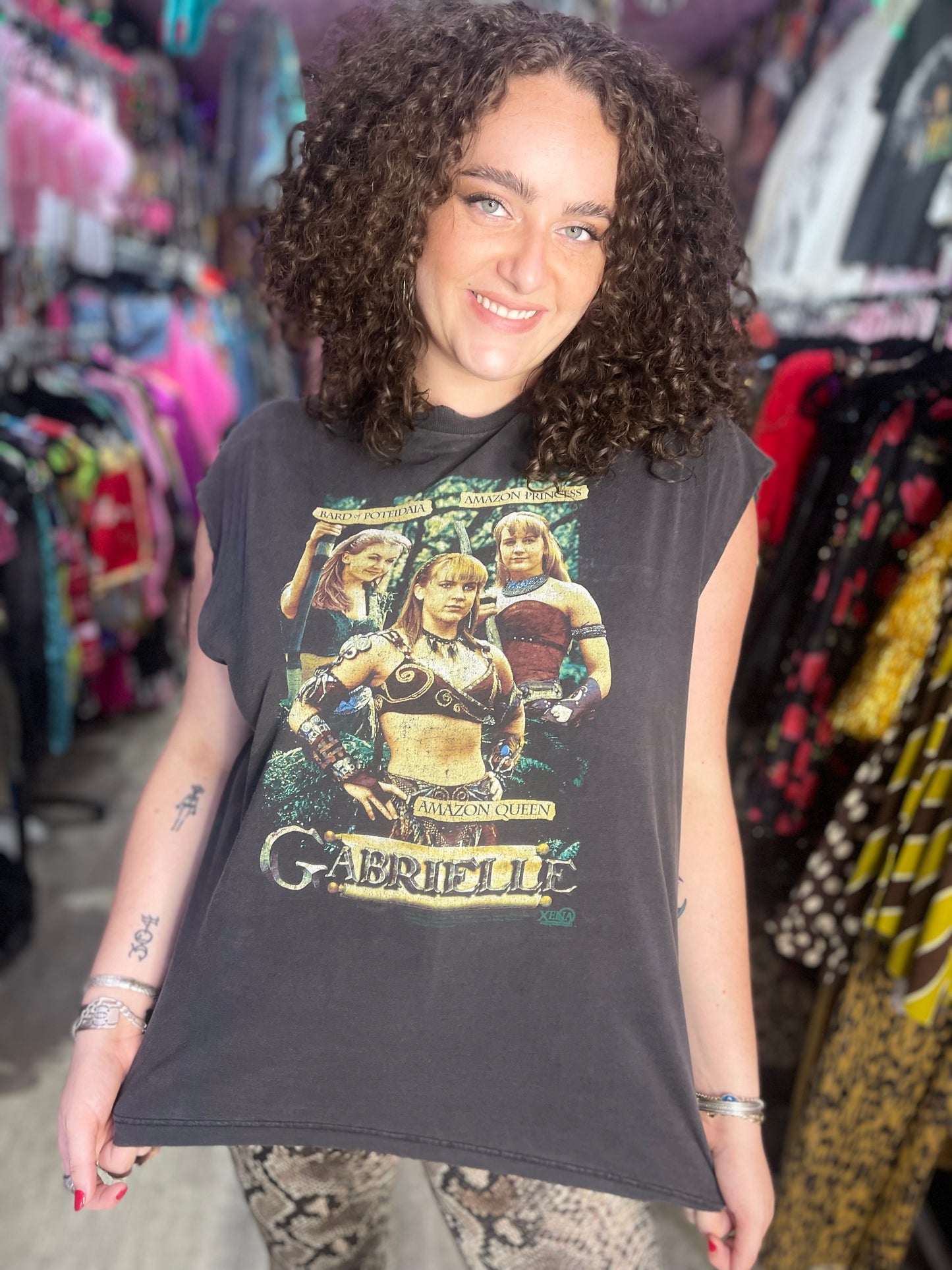 Vintage 1997 Gabrielle Xena T-shirt