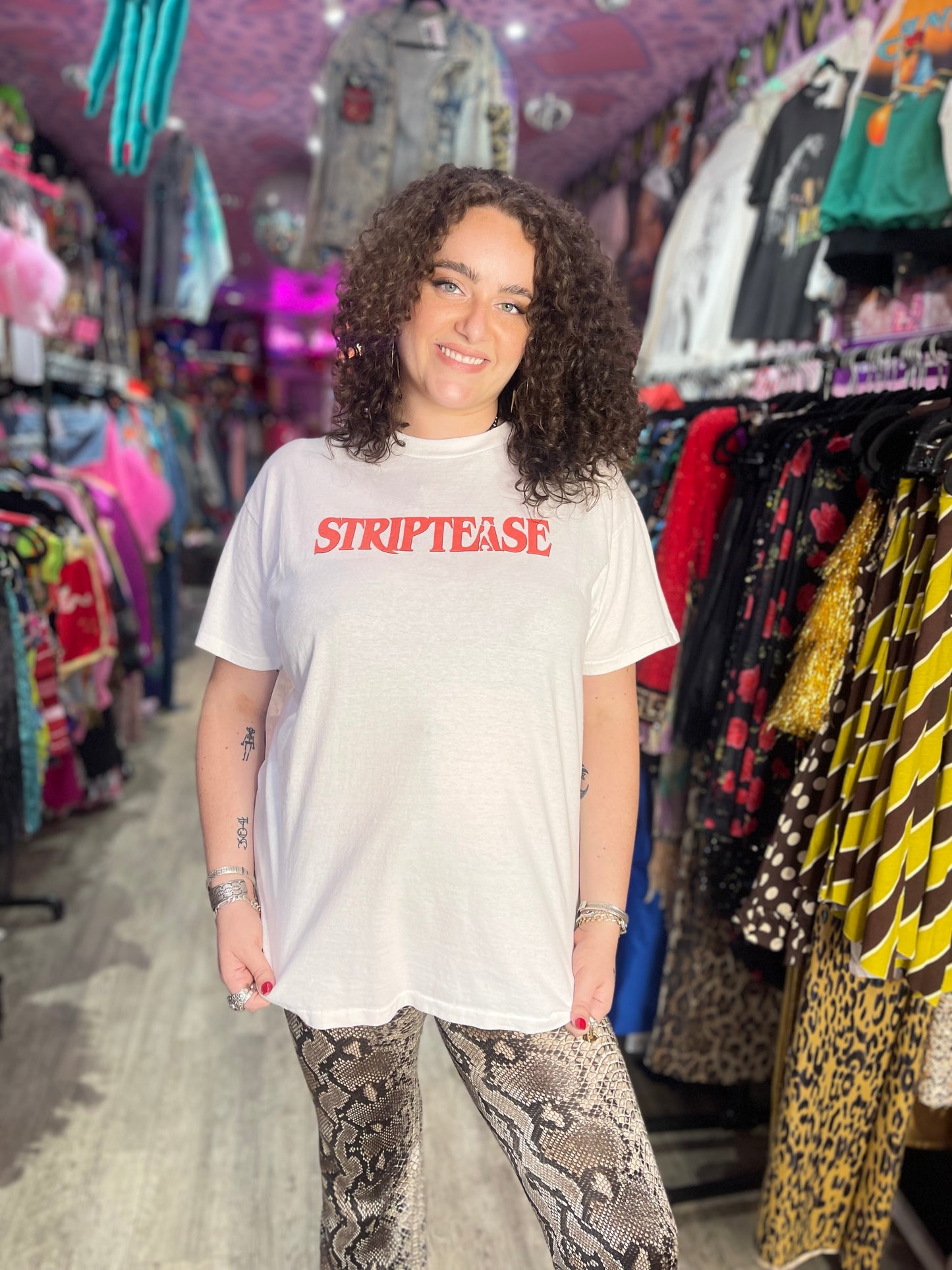 Vintage 90s Striptease T-shirt