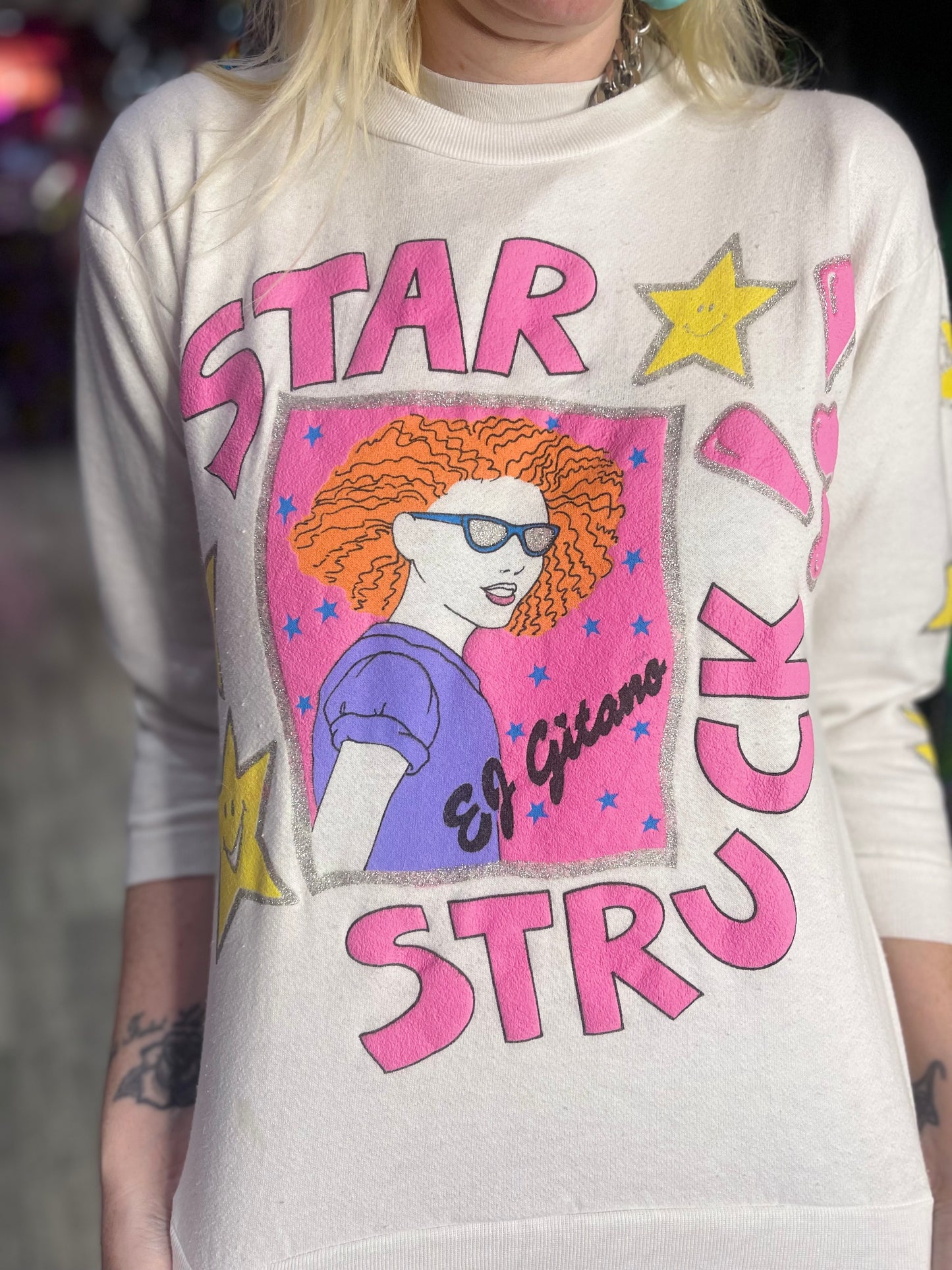 Vintage 90s Star Struck Sweatshirt