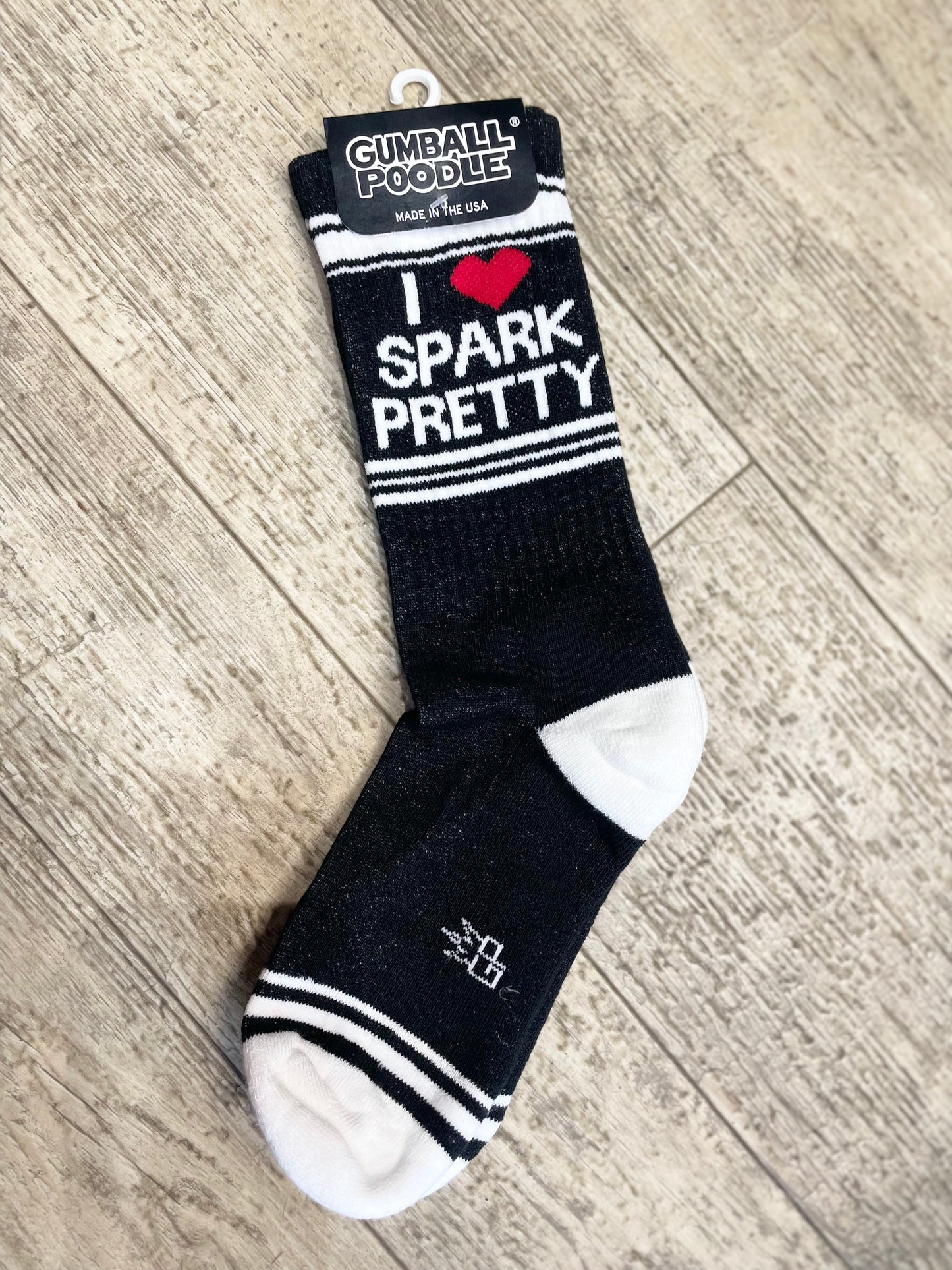 I Love Spark Pretty Socks