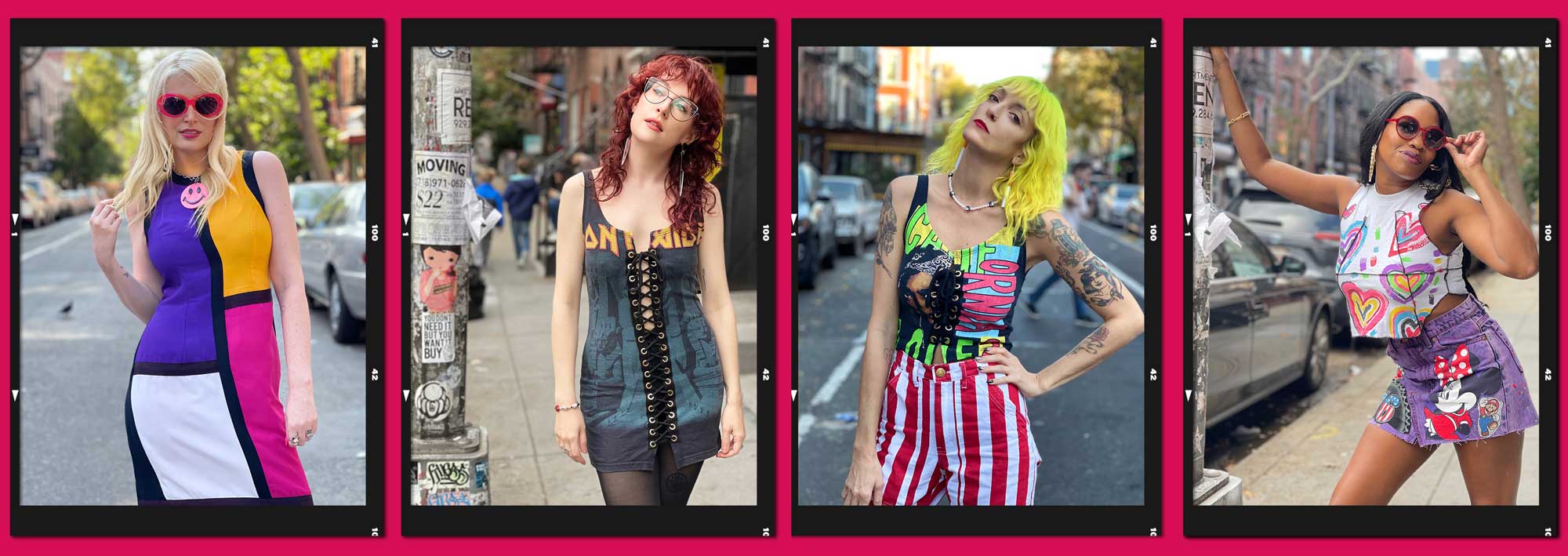 Spark Pretty vintage styles on models