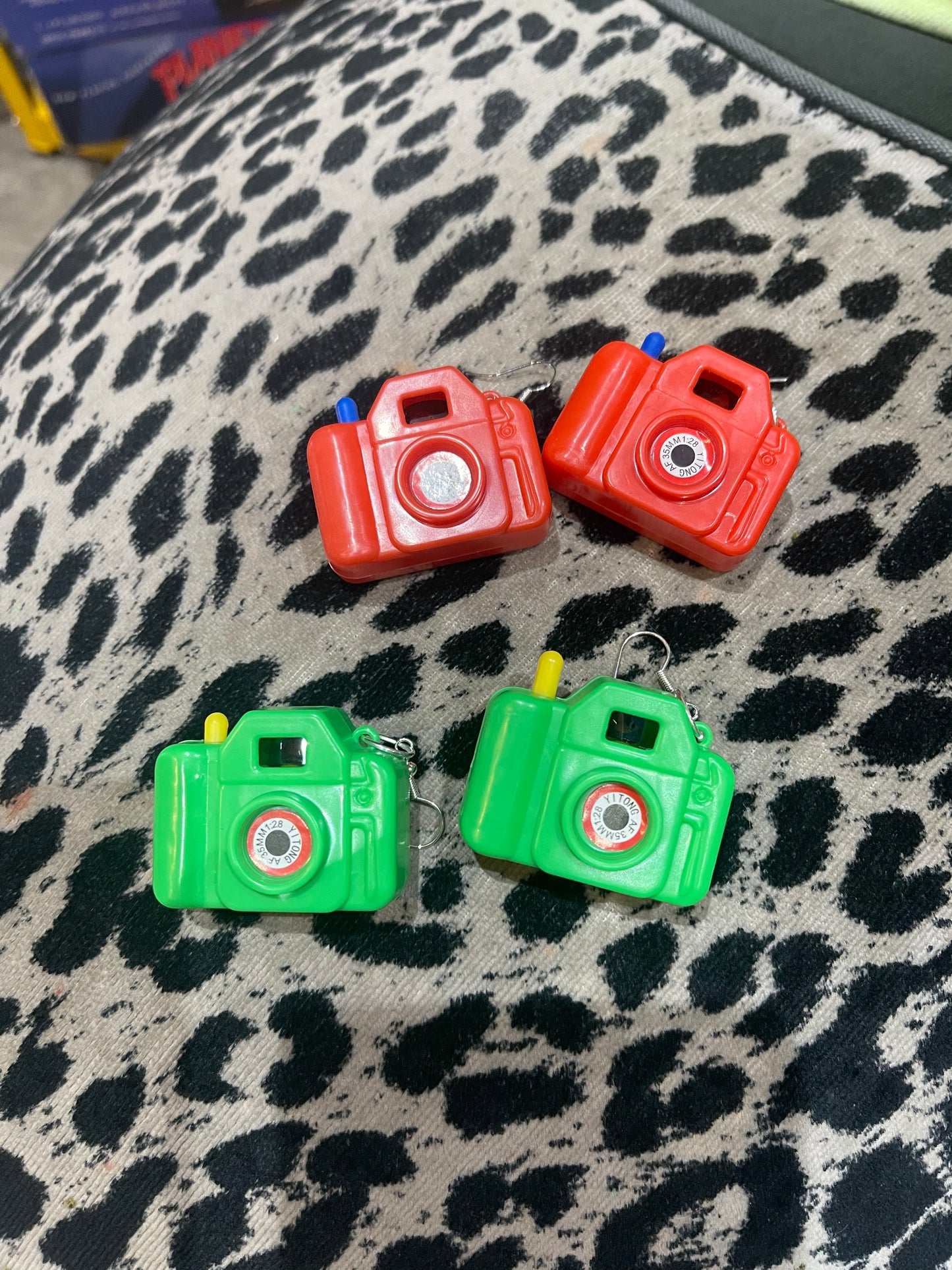 Custom Made viewfinder Camera Earrings - Spark Pretty