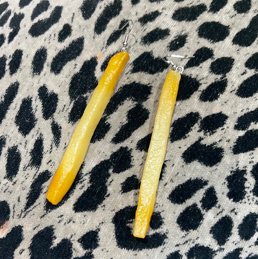 Custom Made French Fry Earrings - Spark Pretty