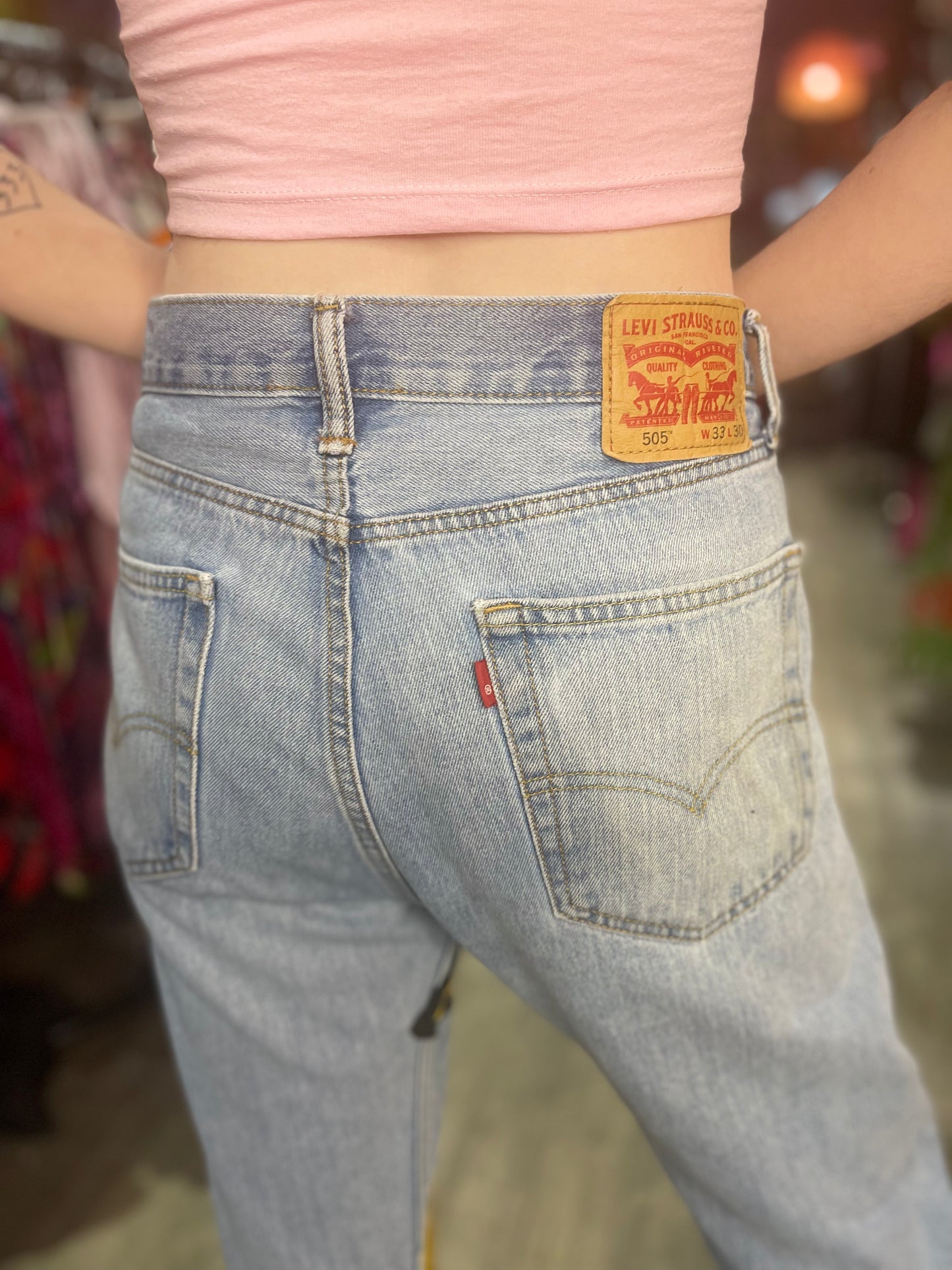 Reworked Patchwork Vintage Jeans
