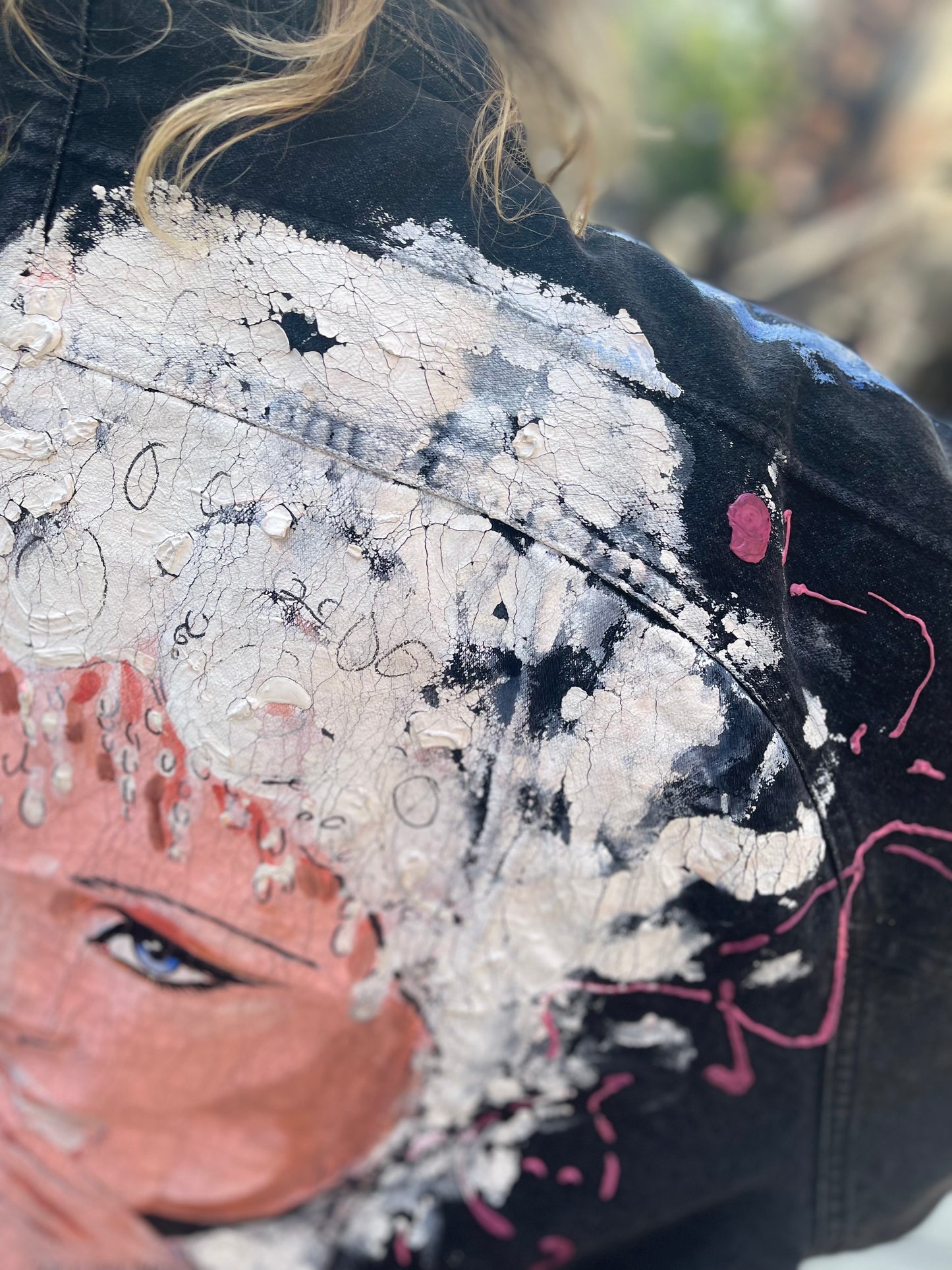 Vintage 80s Painted Barbara Streisand Coat - Spark Pretty