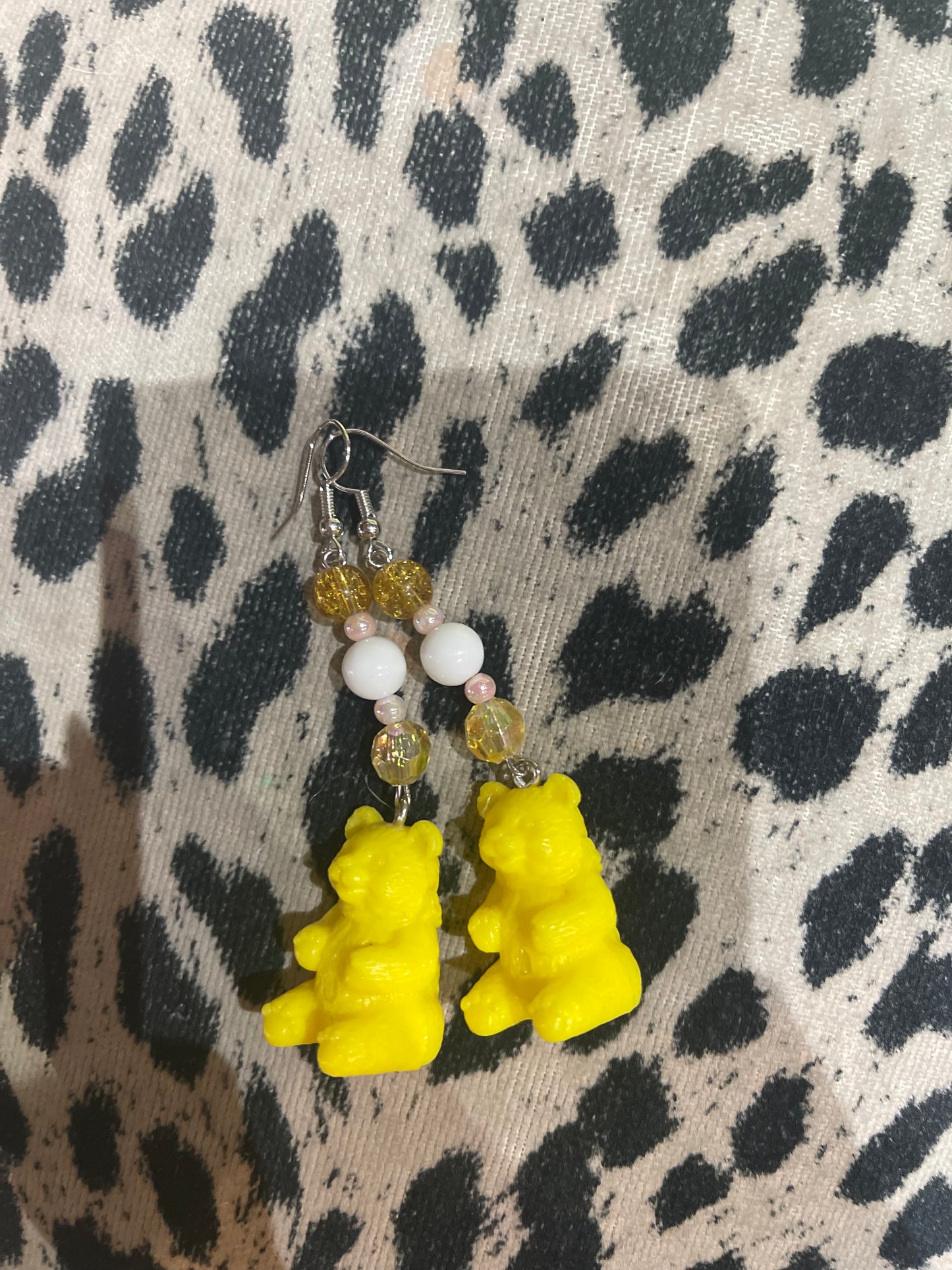 Custom Made Beaded Bears Earrings - Spark Pretty