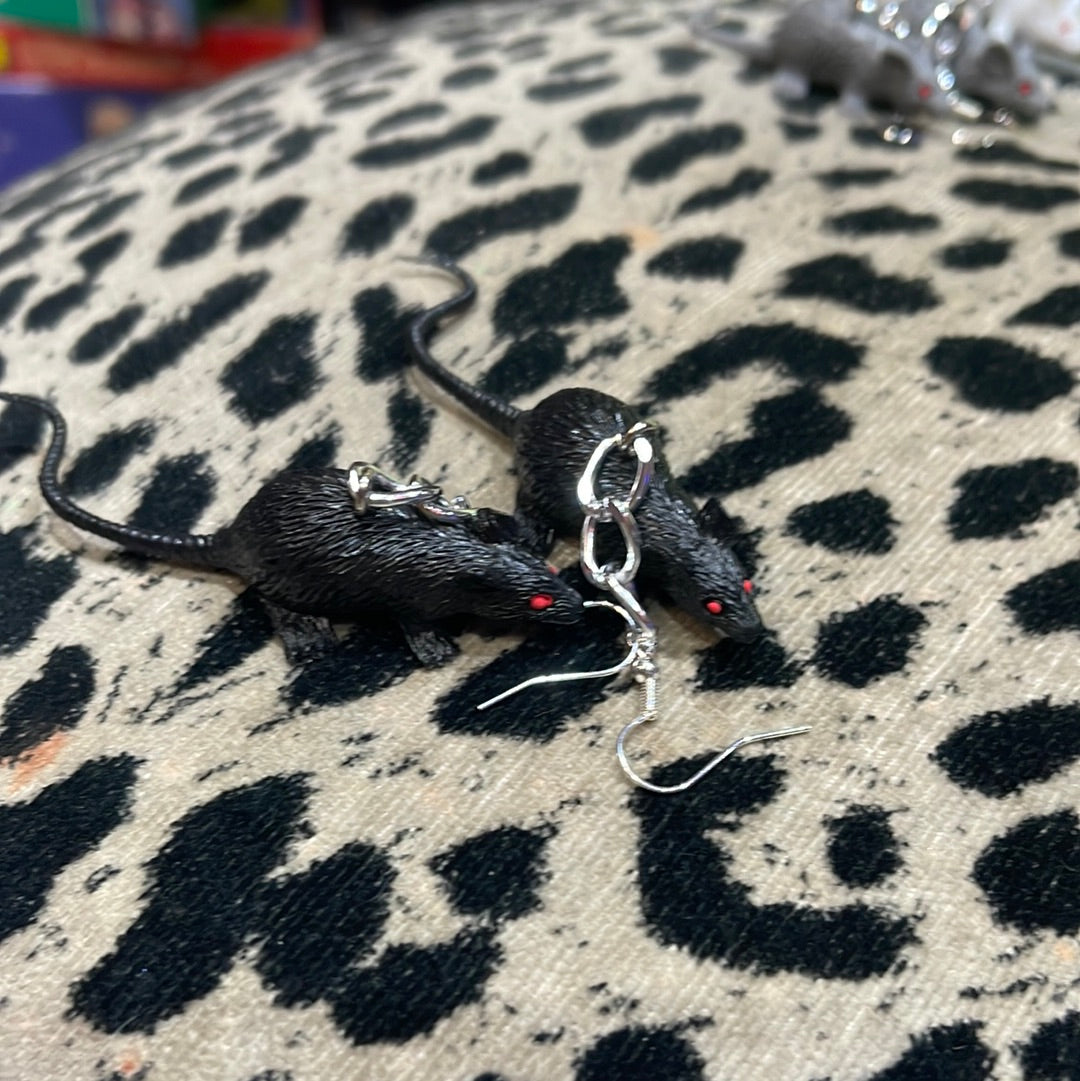 Custom Made Rats Earrings - Spark Pretty