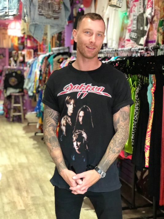 Vintage 90s Dokken shredded and thrashed T-shirt - Spark Pretty