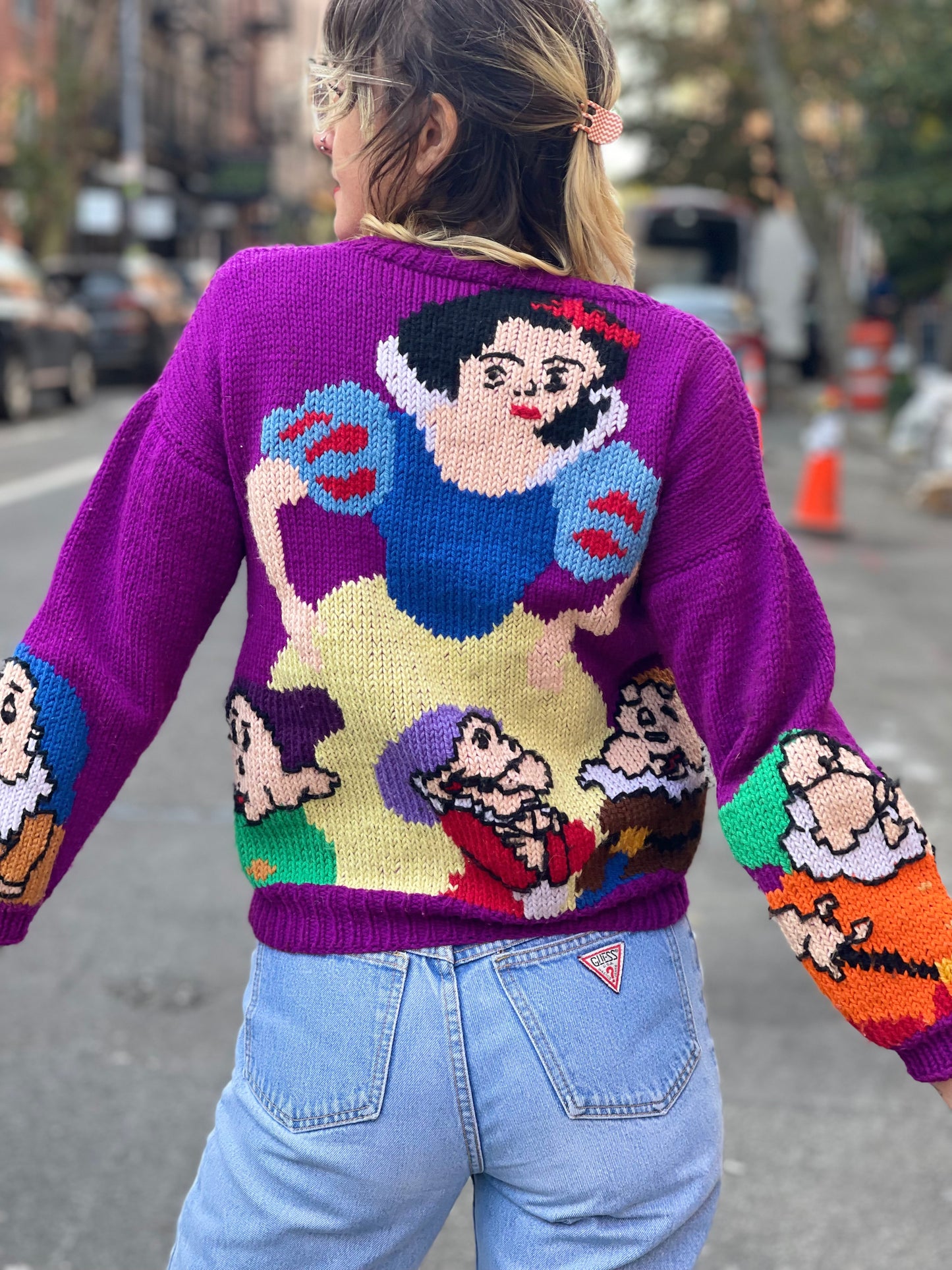 Vintage Snow White Knit Cardigan - Spark Pretty