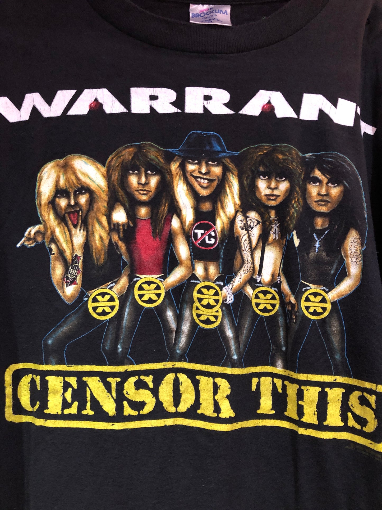 Vintage 1990 Warrant T-shirt - Spark Pretty