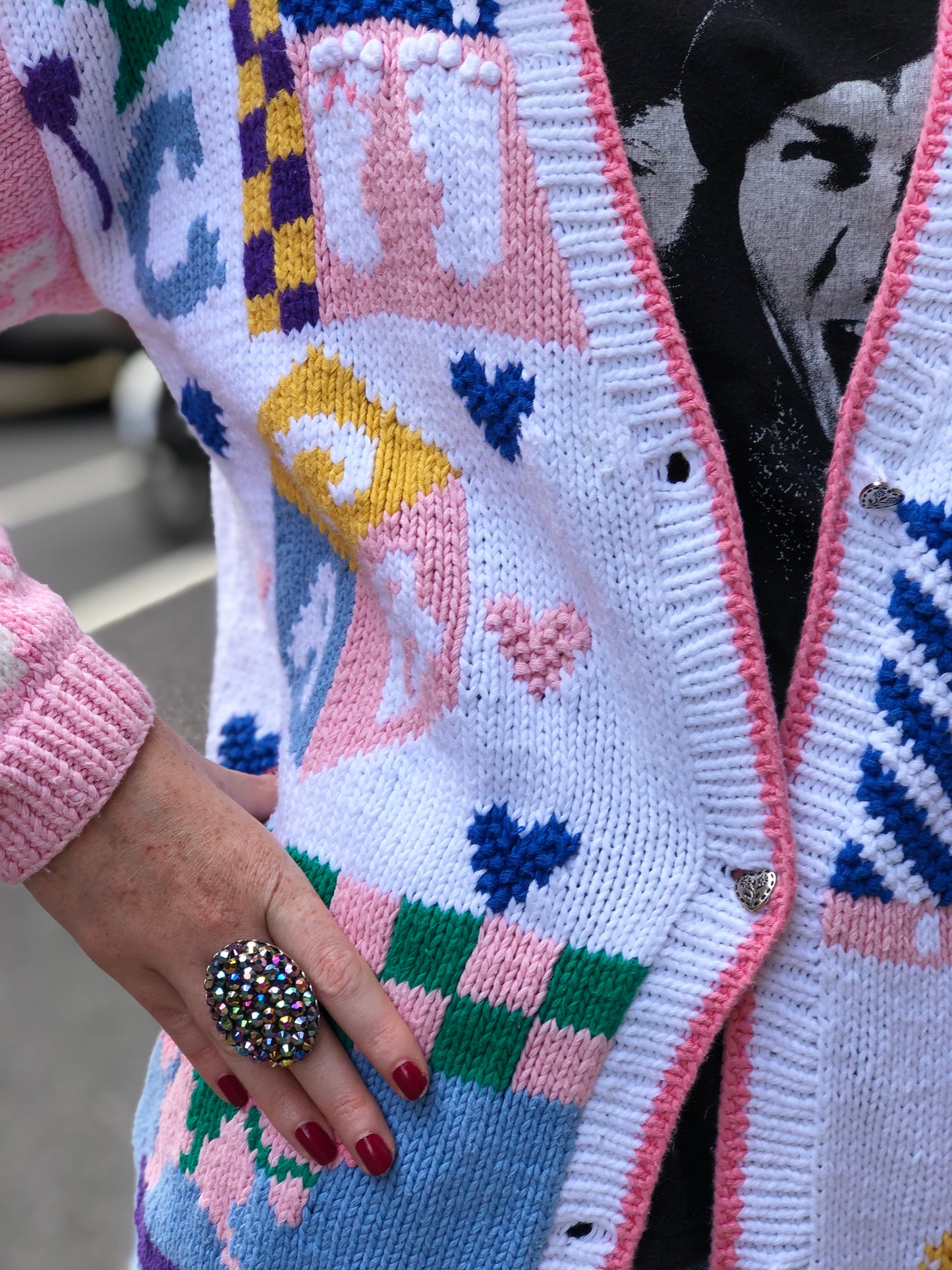 Vintage 80s Baby Powder Sweater - Spark Pretty