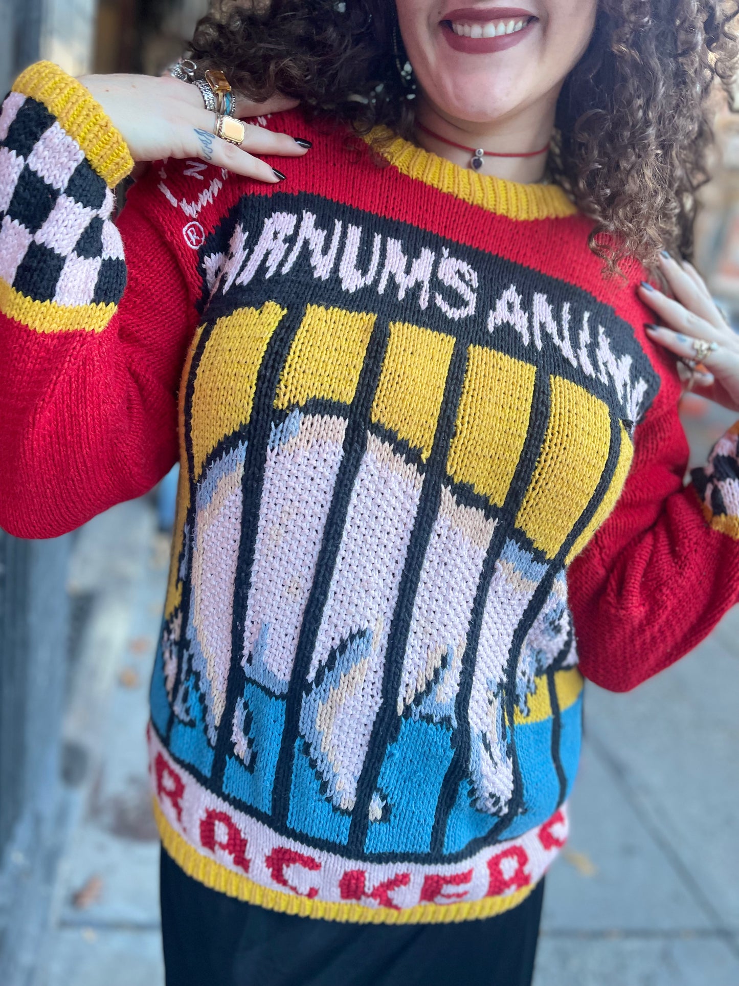Vintage 90s Animal Crackers Sweater - Spark Pretty