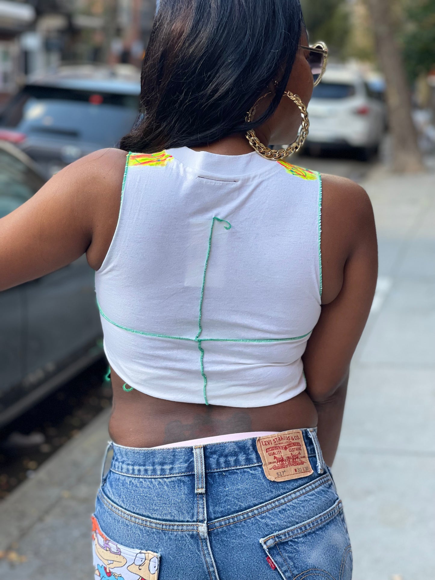 Reworked Crayons Vintage Tank Top - Spark Pretty