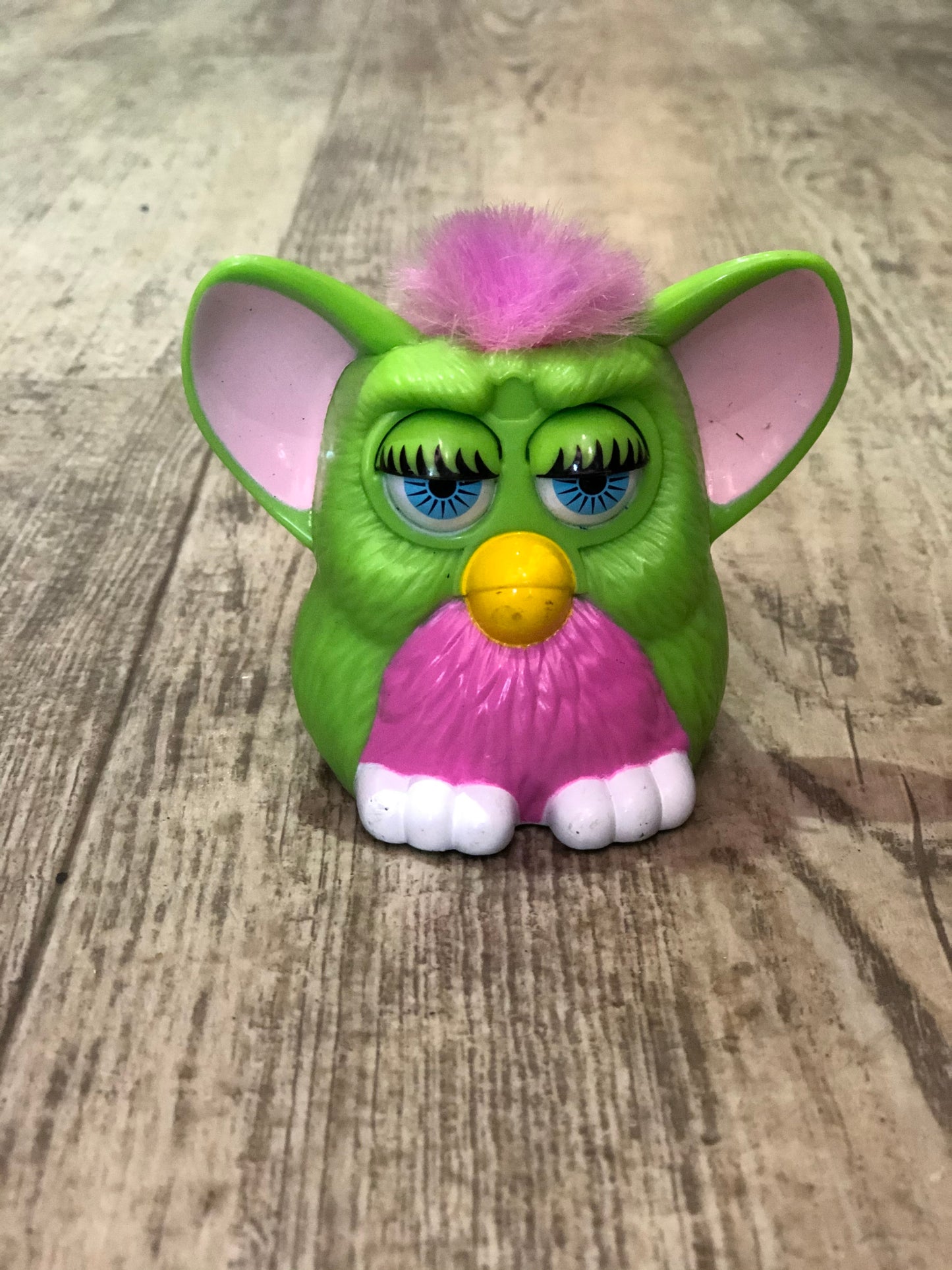 Vintage 90s Mini Plastic Furby Doll - Spark Pretty