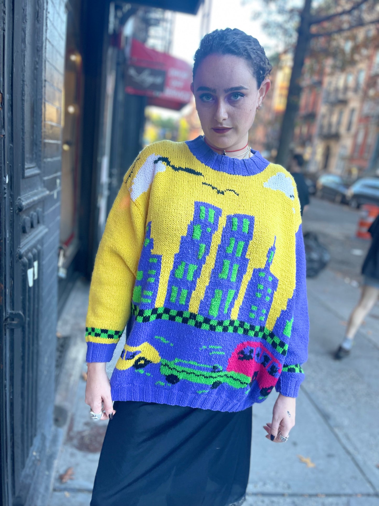 Vintage 80s New York Sweater - Spark Pretty