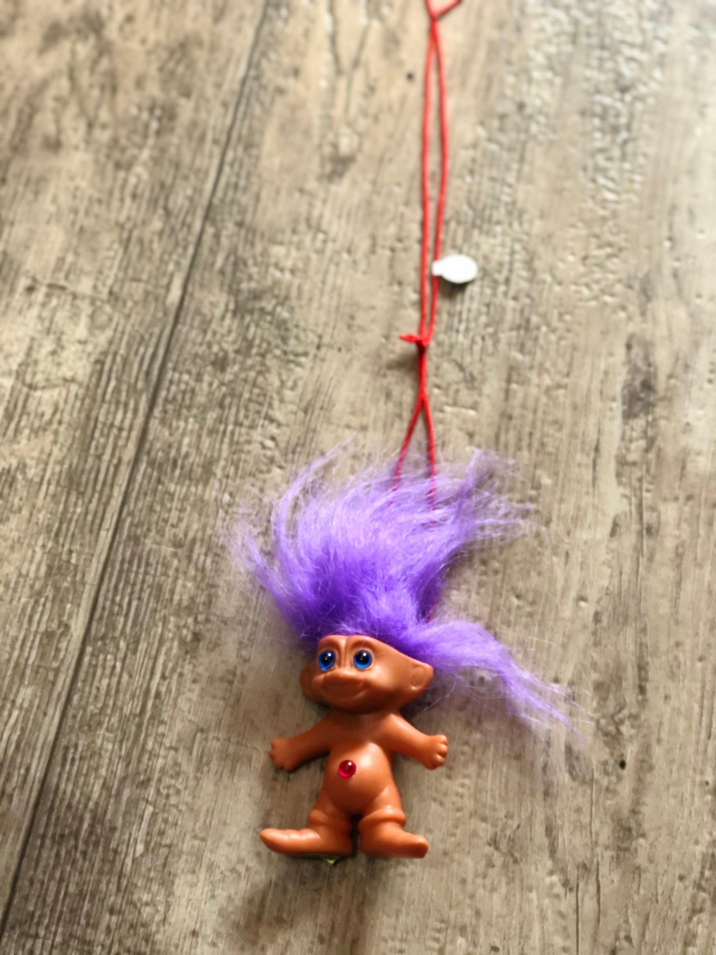Vintage 80s Troll Doll Necklace - Spark Pretty