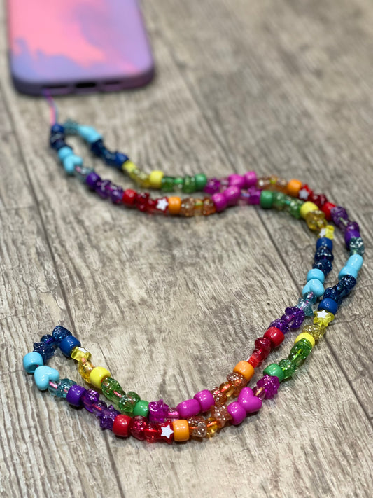 Beaded Phone Lanyard - Spark Pretty