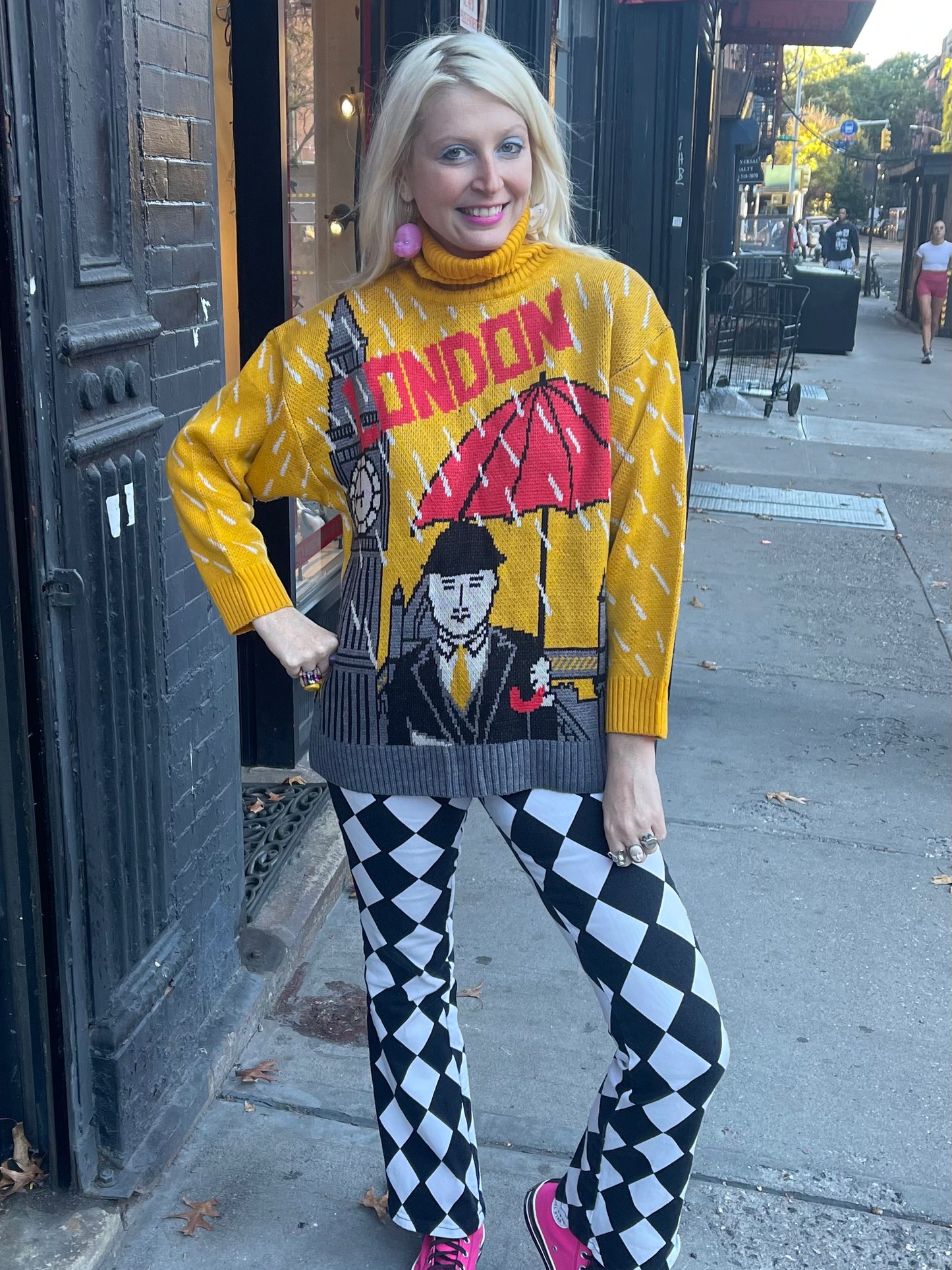 Vintage 80s London Sweater - Spark Pretty