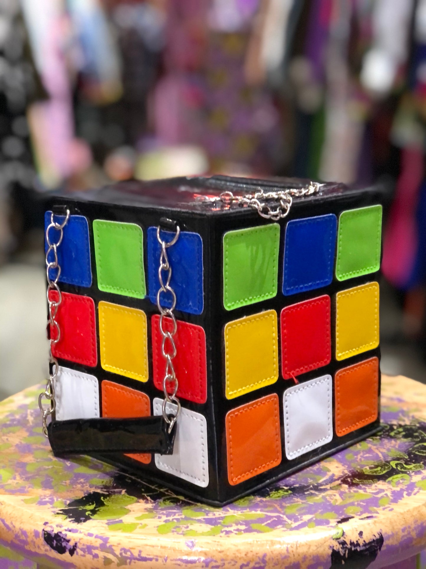 Vintage Y2K Rubix Cube Purse - Spark Pretty