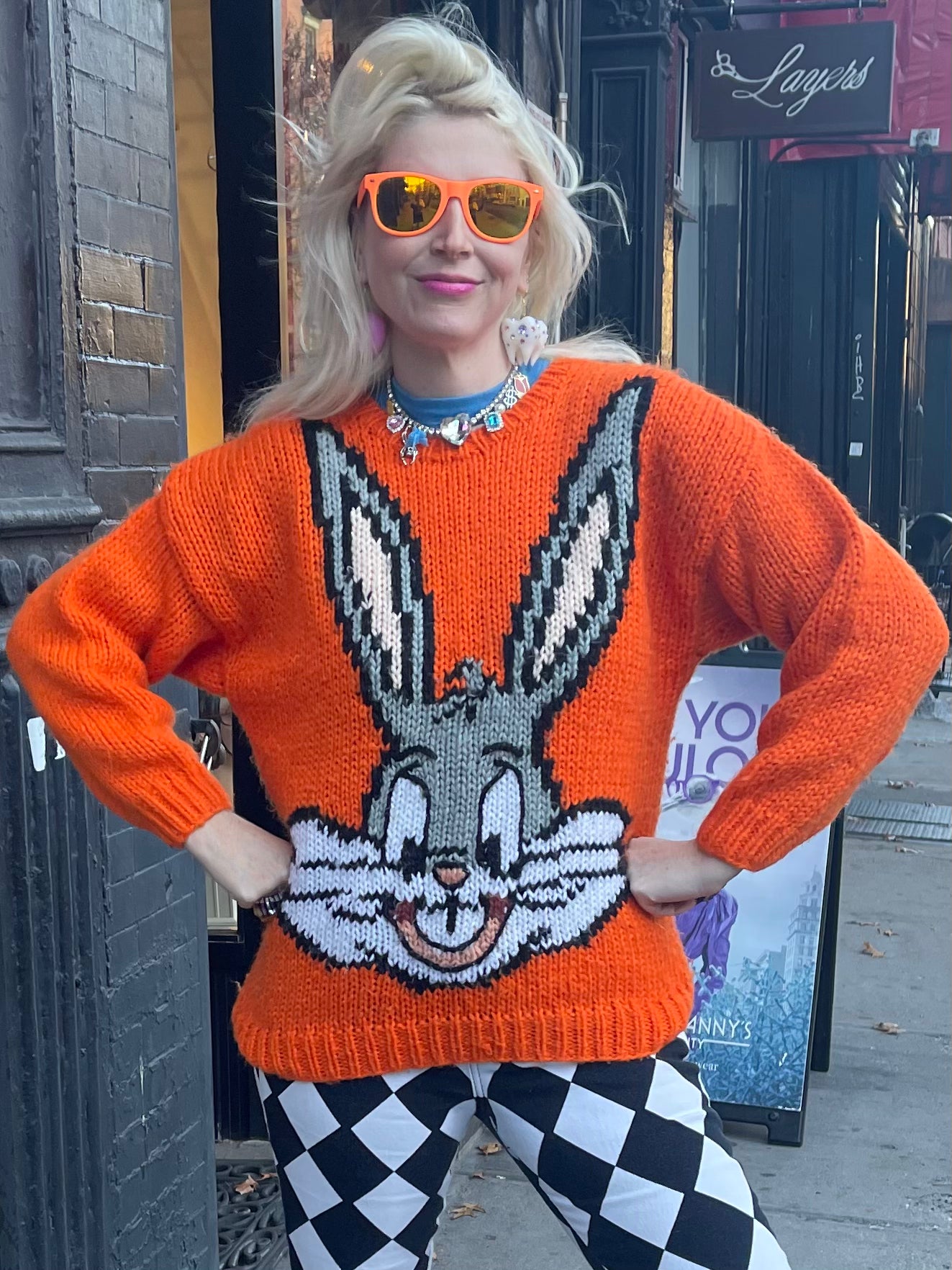 Vintage 80s Bugs Bunny Sweater - Spark Pretty