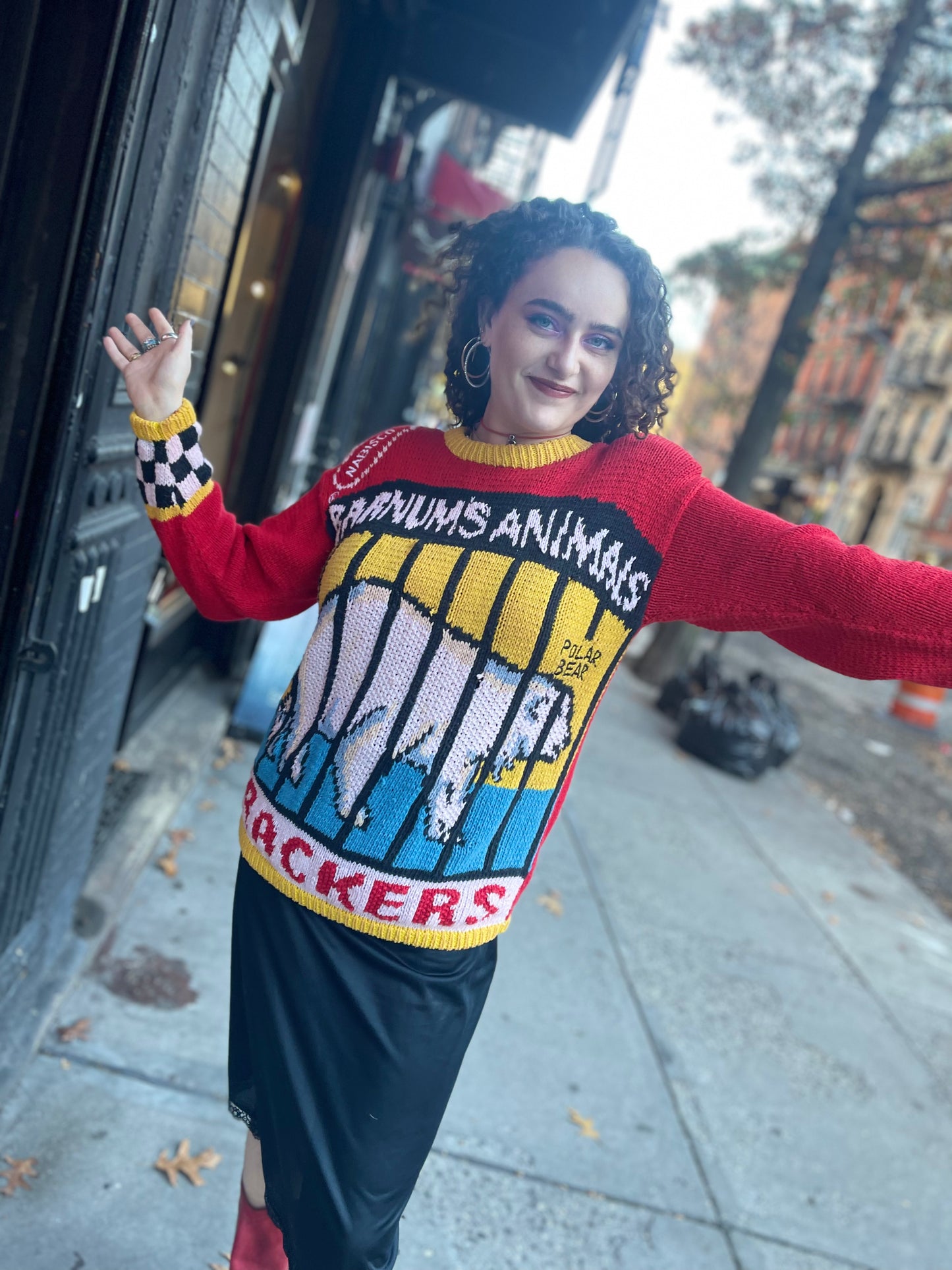 Vintage 90s Animal Crackers Sweater - Spark Pretty