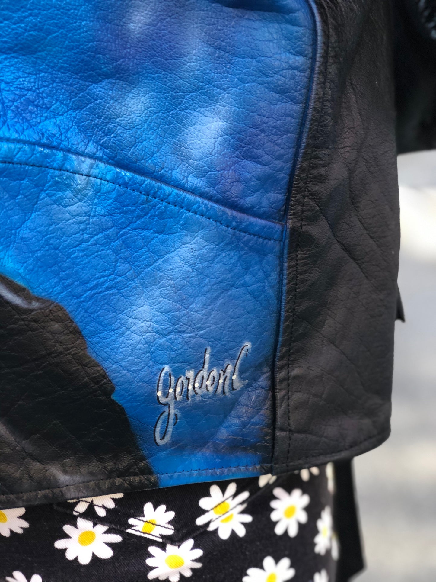 Vintage 80s Madonna Leather Moto Jacket - Spark Pretty