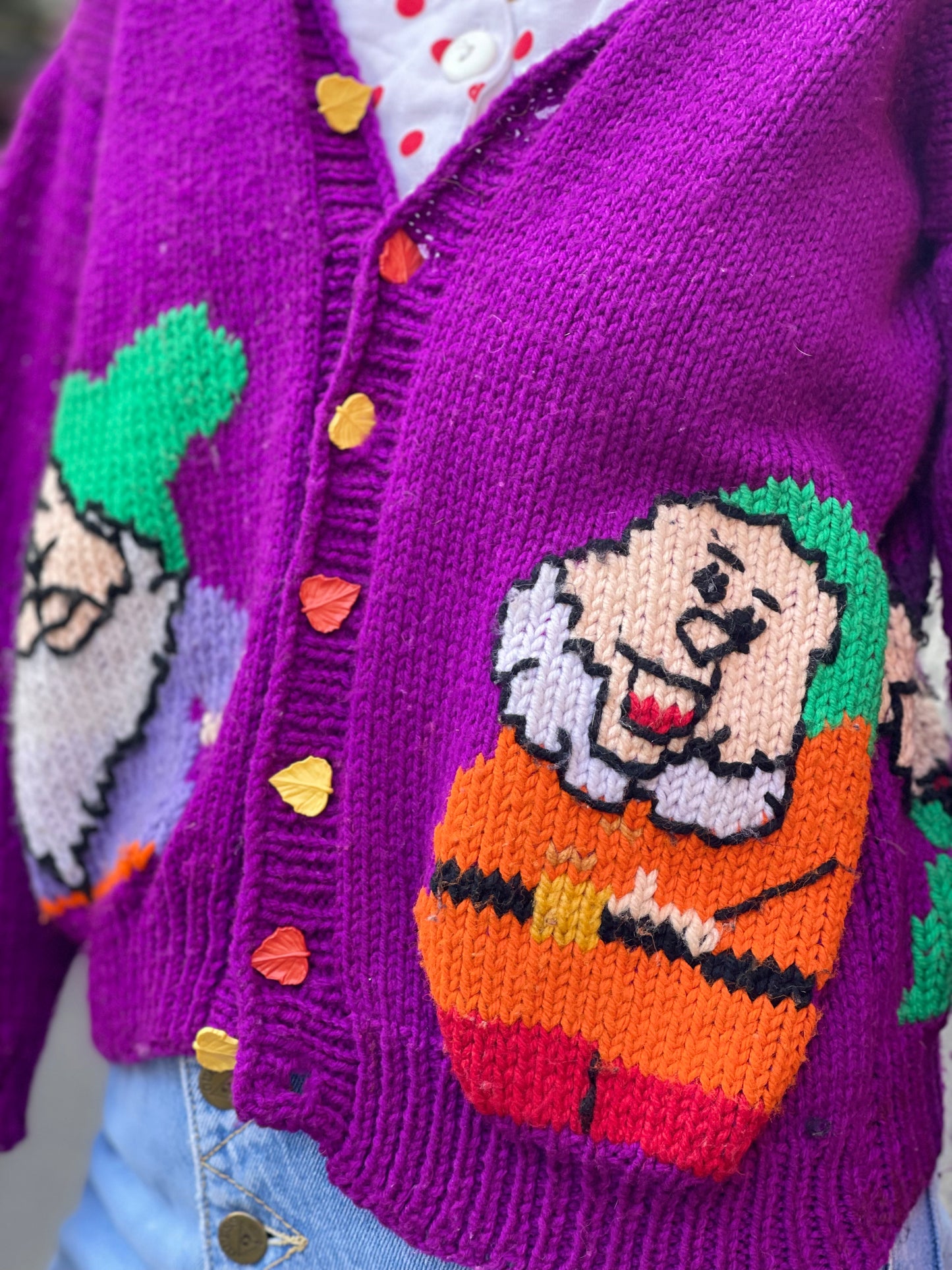 Vintage Snow White Knit Cardigan - Spark Pretty