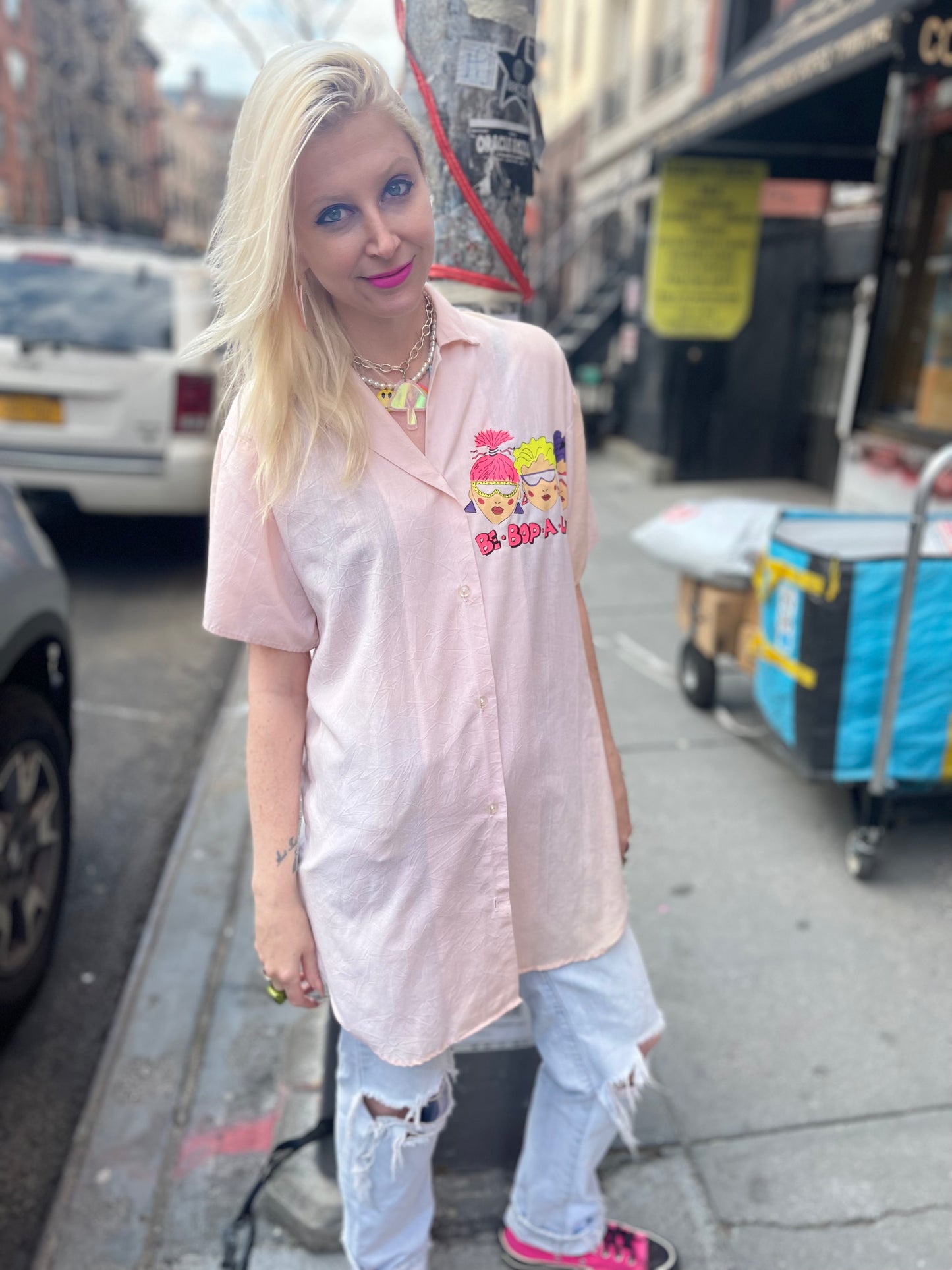 Vintage 80s Bee Bop Top - Spark Pretty