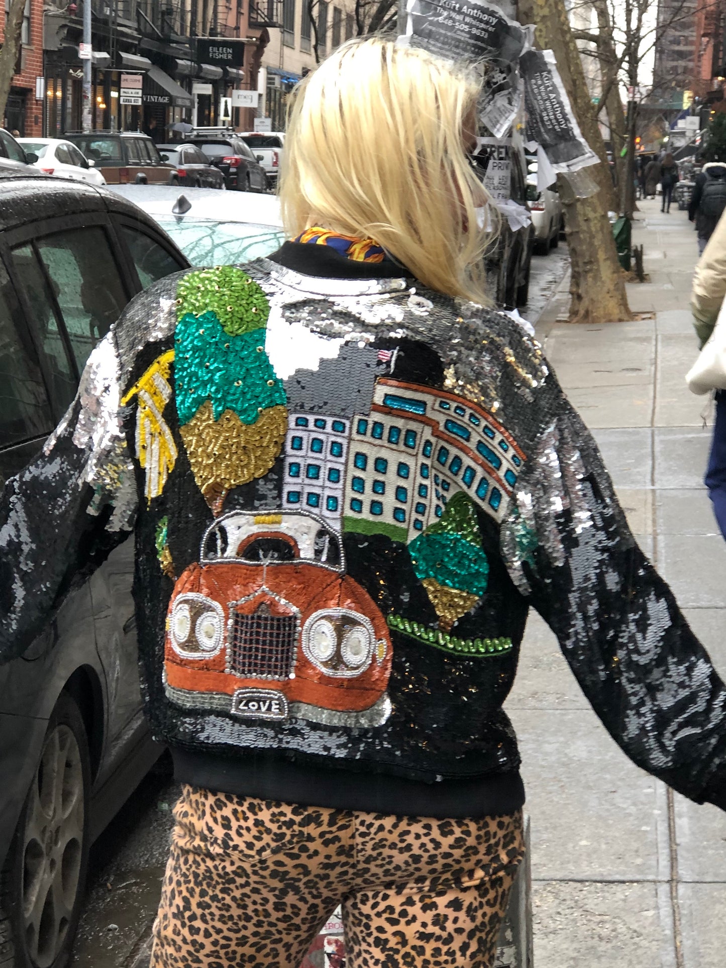 Vintage 80s Sequin Rolls Royce Jacket - Spark Pretty